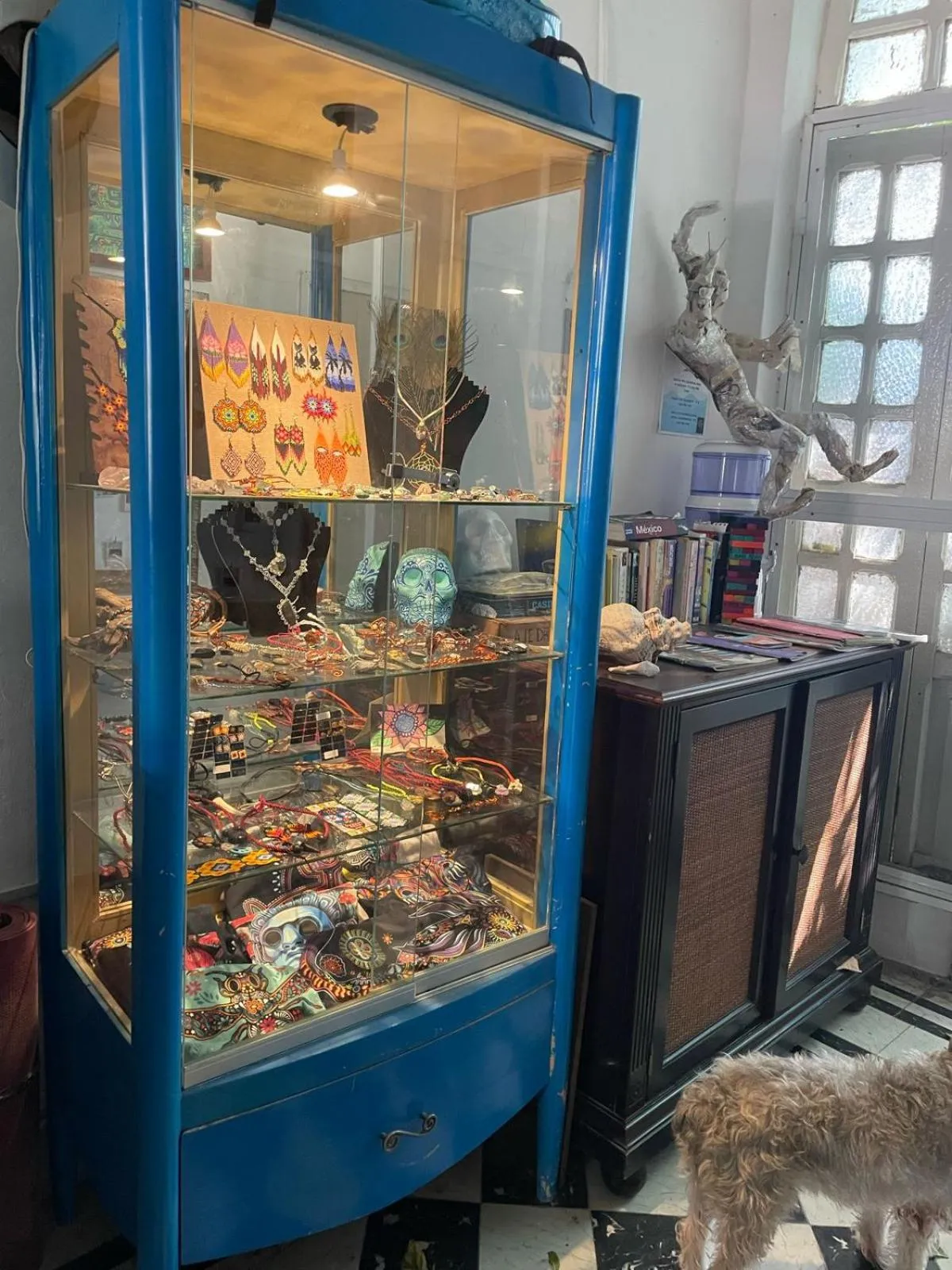 Lobby or reception in La Casa del Kéej Hostel