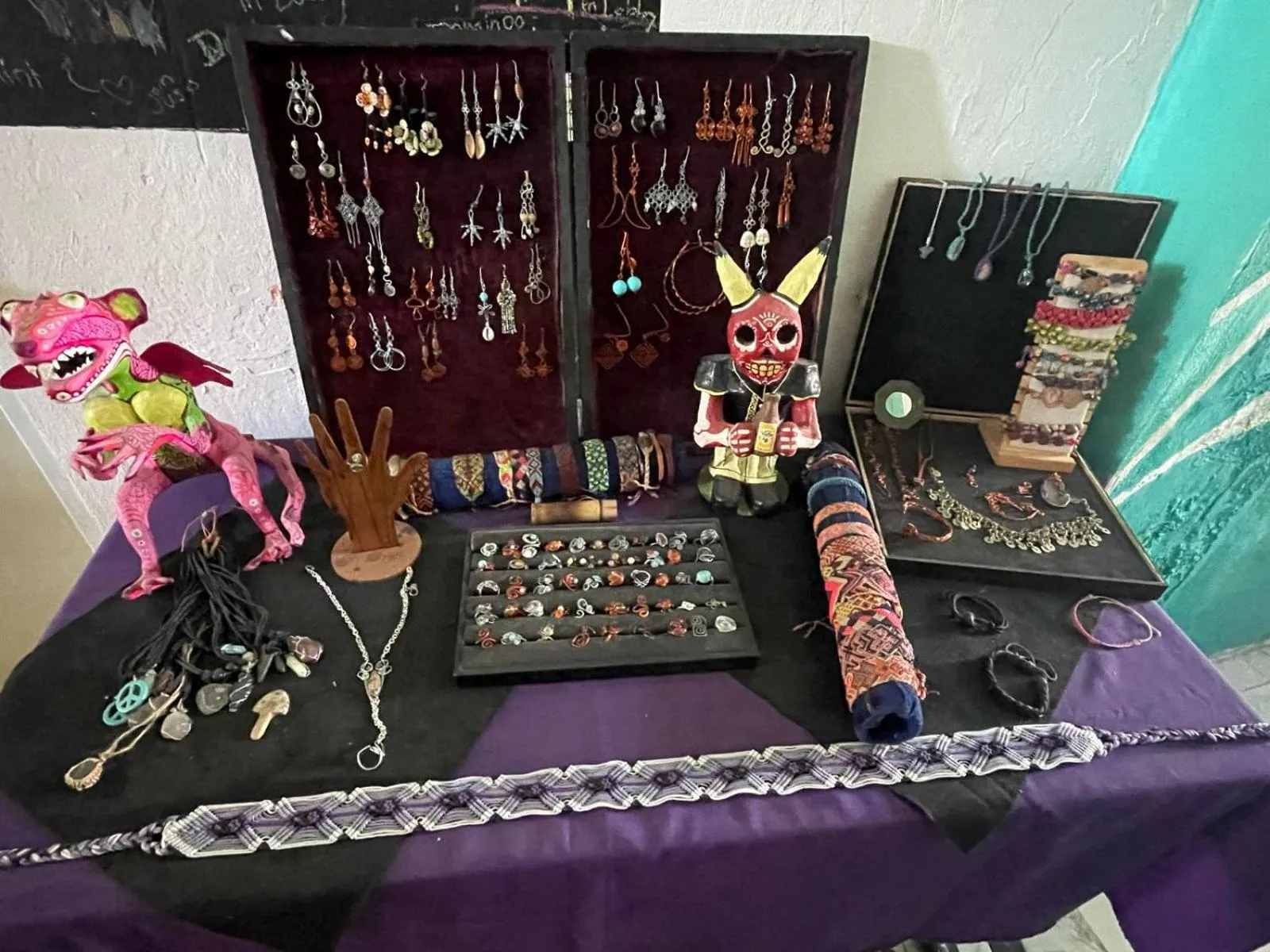 Lobby or reception in La Casa del Kéej Hostel