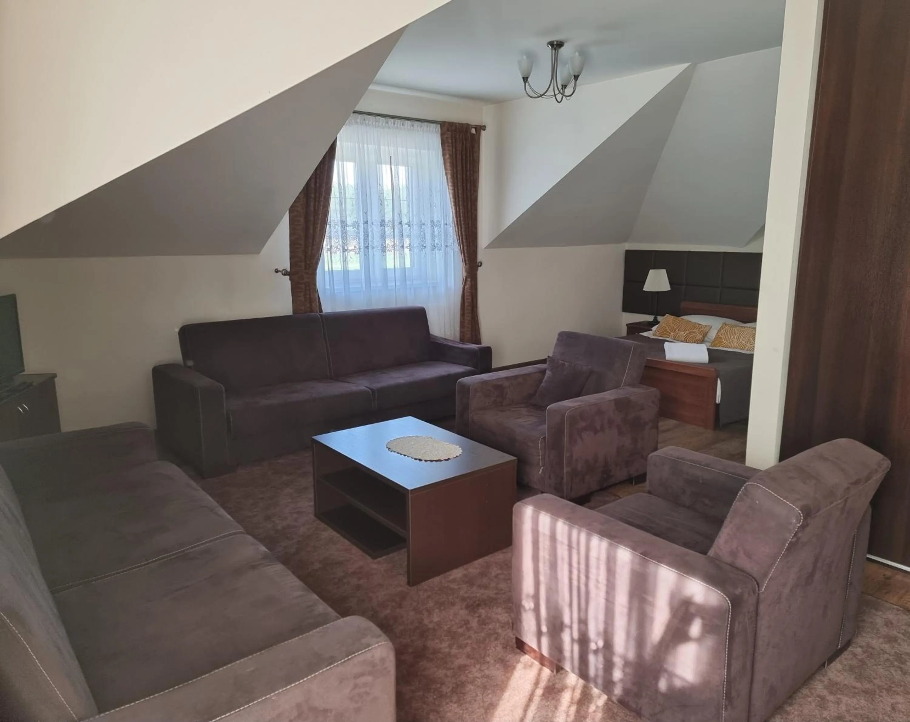 Living room in Dworek za Lasem