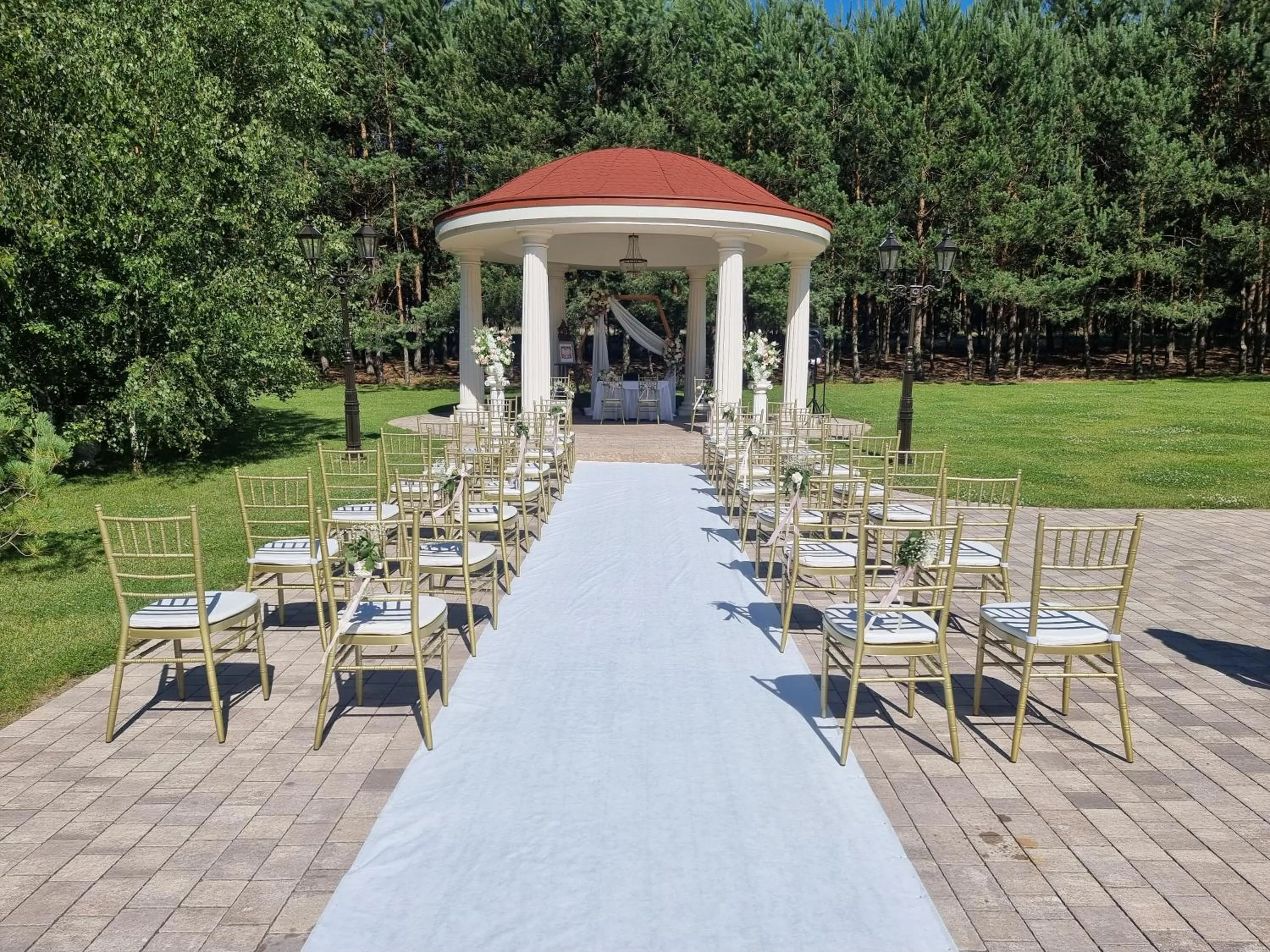 Garden in Dworek za Lasem