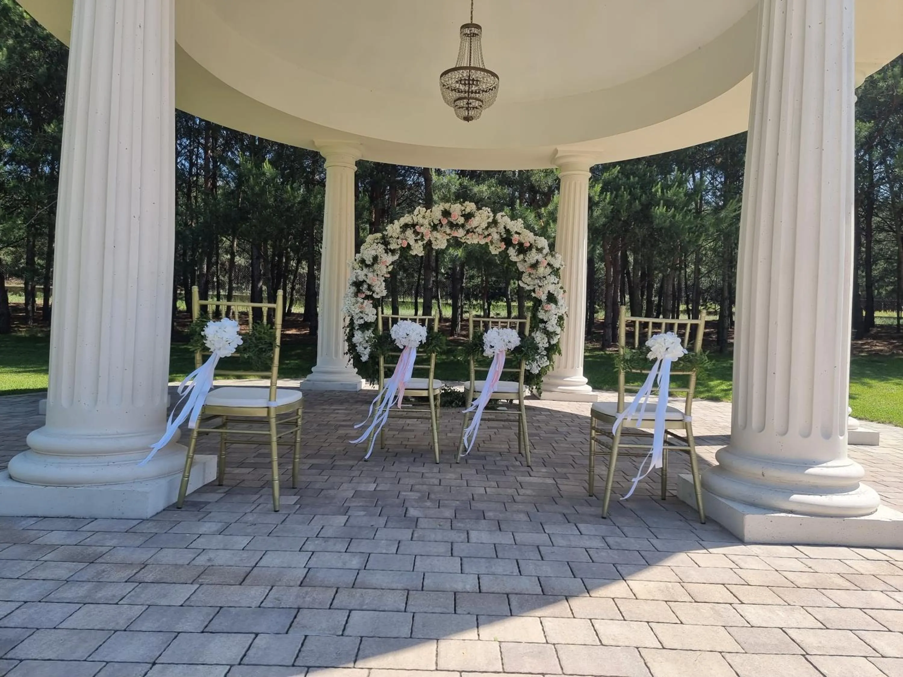 Patio in Dworek za Lasem