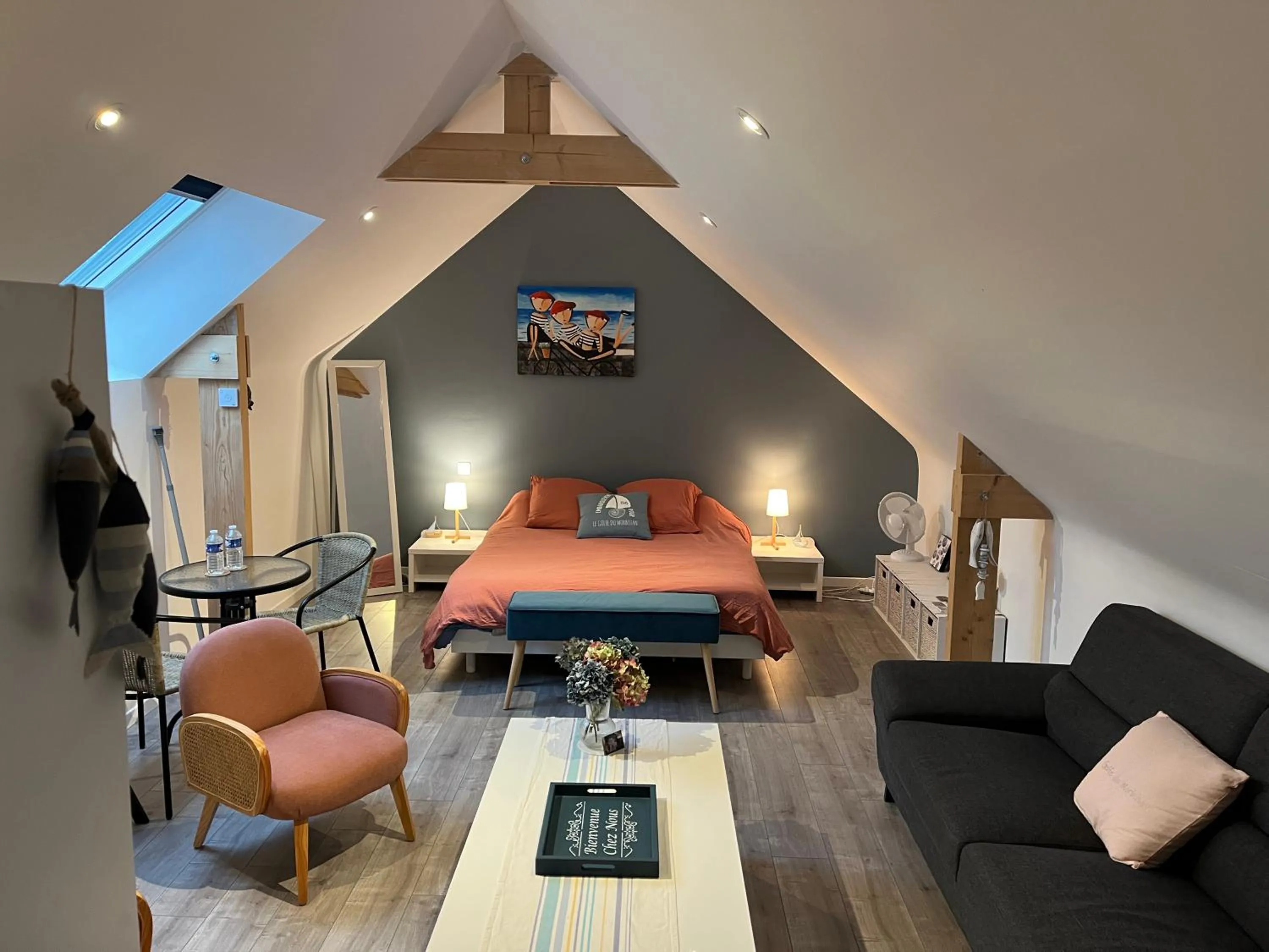 Photo of the whole room, Bed in Au plaisir d’accueillir