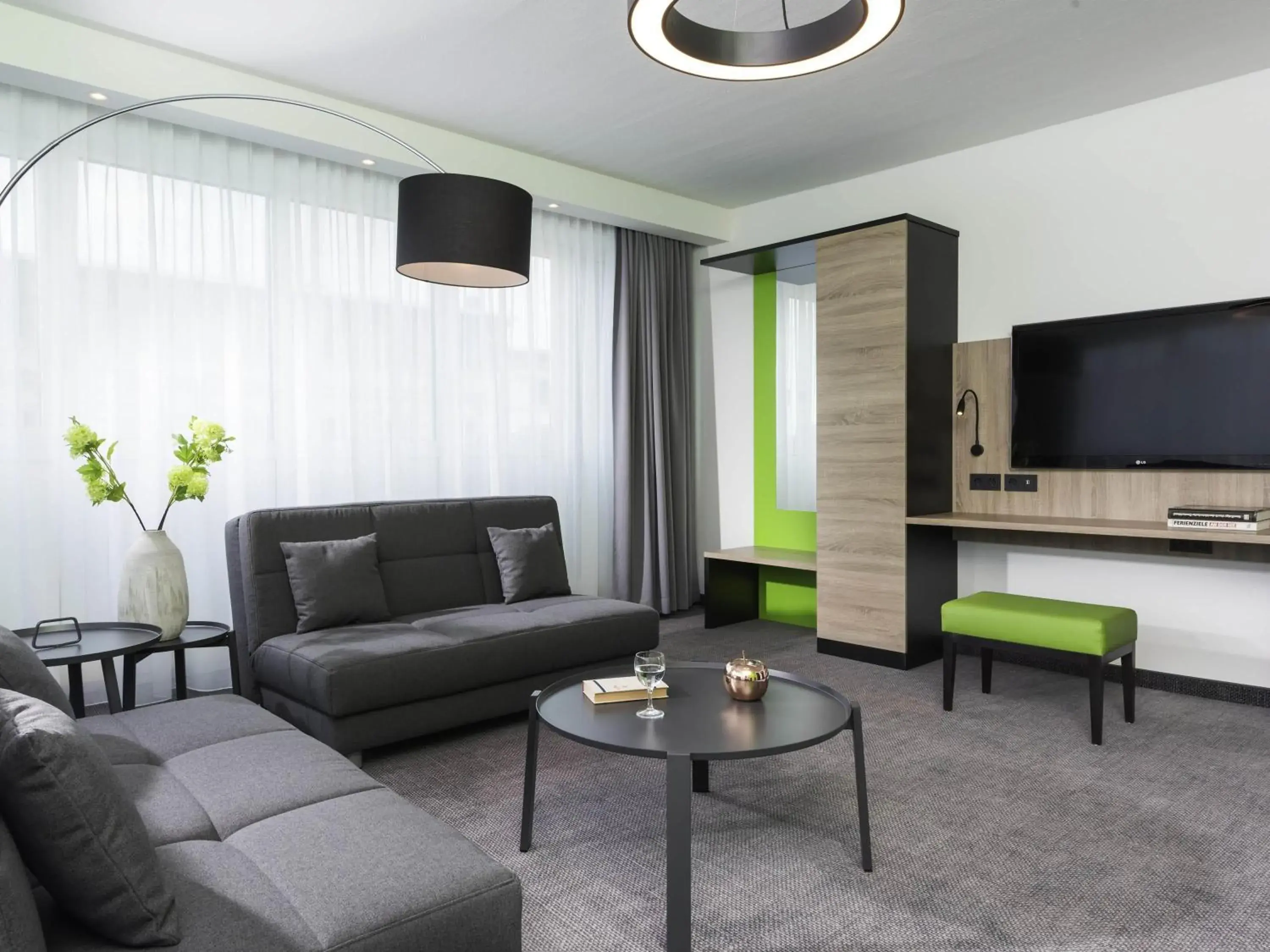 Standard Suite with One Double Bed and One Sofa Bed in ibis Styles Halle Standard Suite with One Double Bed and One Sofa Bed in ibis Styles Halle