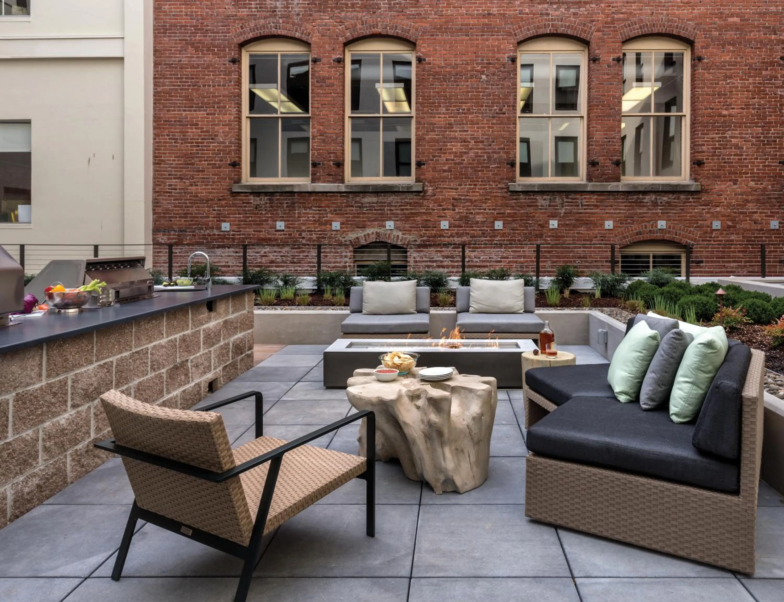 Patio in WorldMark Portland Waterfront Park