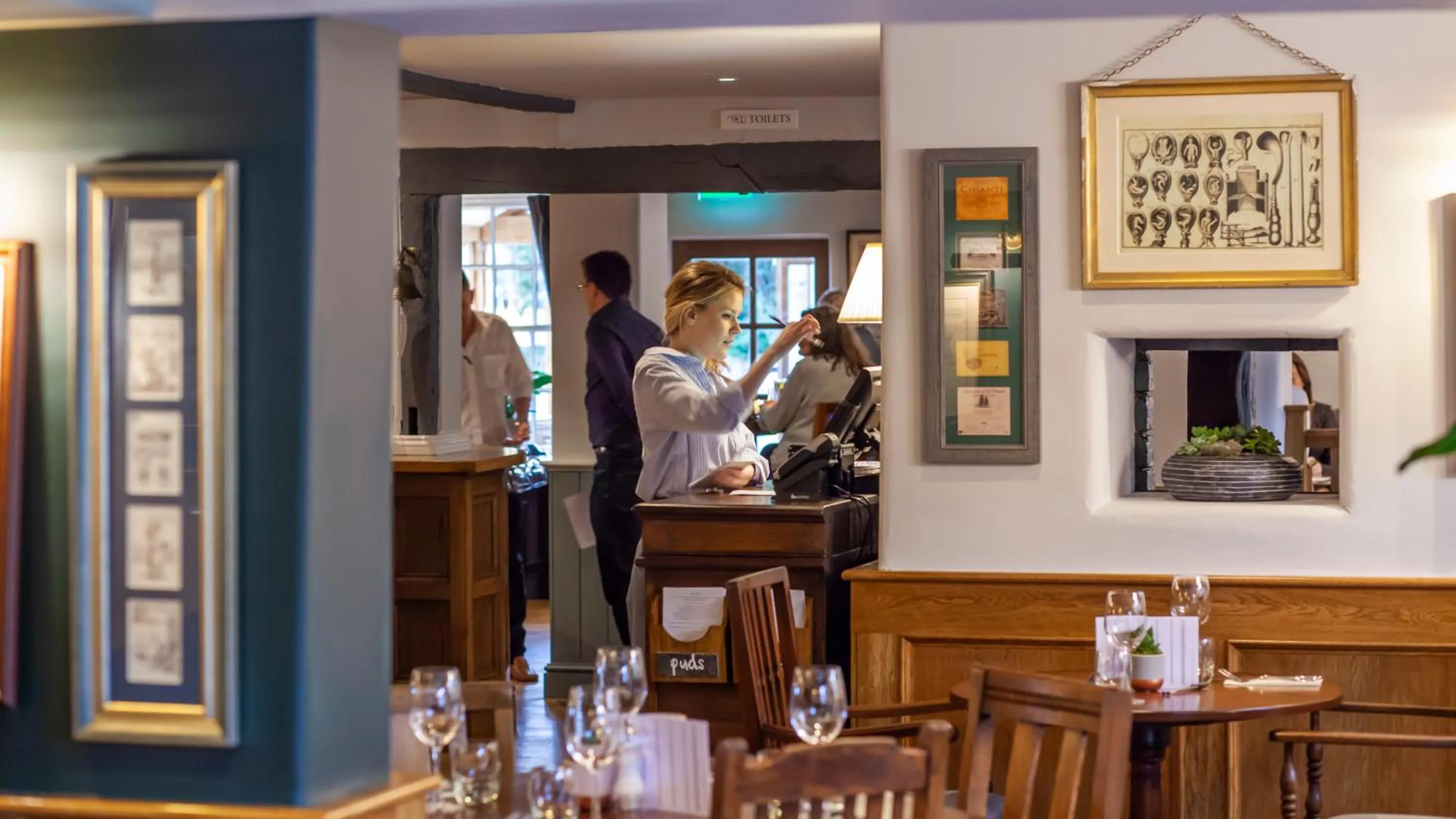 Staff in The Bell - Brunning and Price