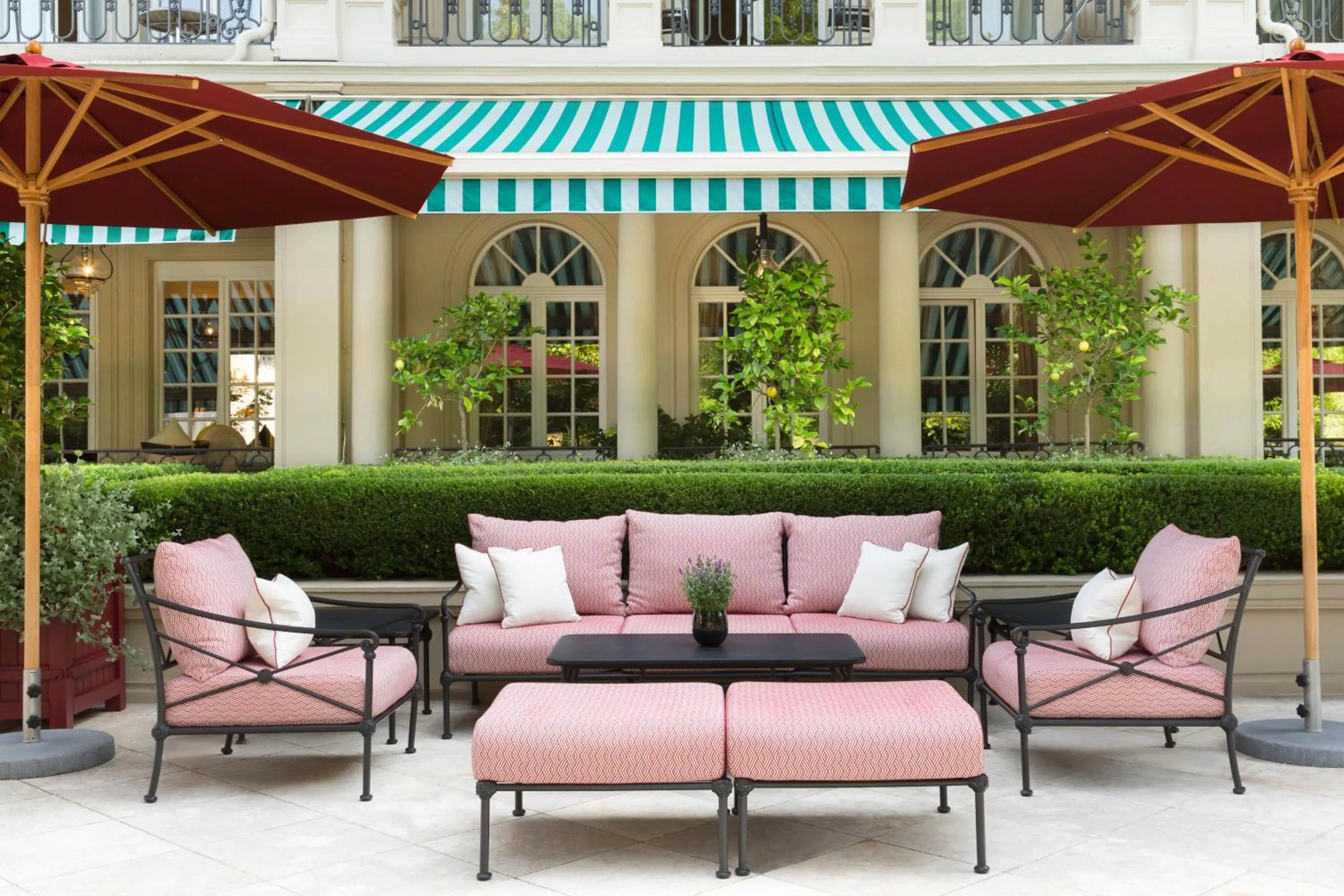 Patio in Brenners Park Hotel & Spa, Oetker Hotels