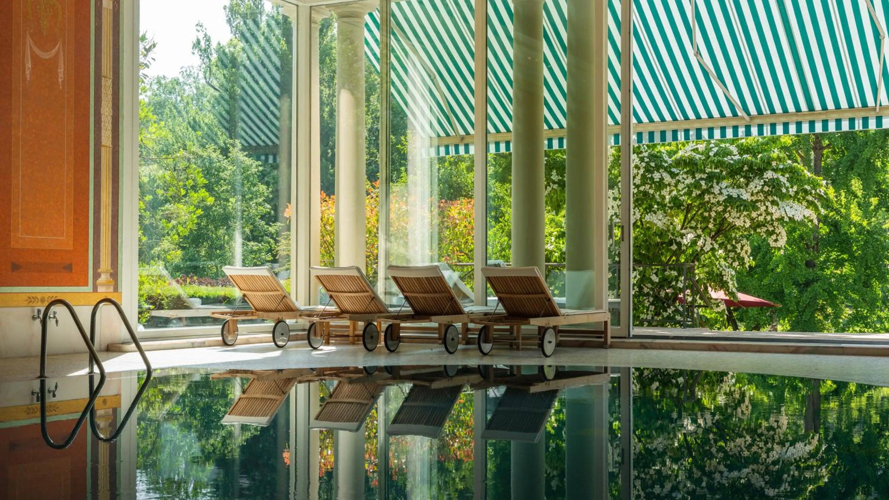 Swimming pool in Brenners Park Hotel & Spa, Oetker Hotels