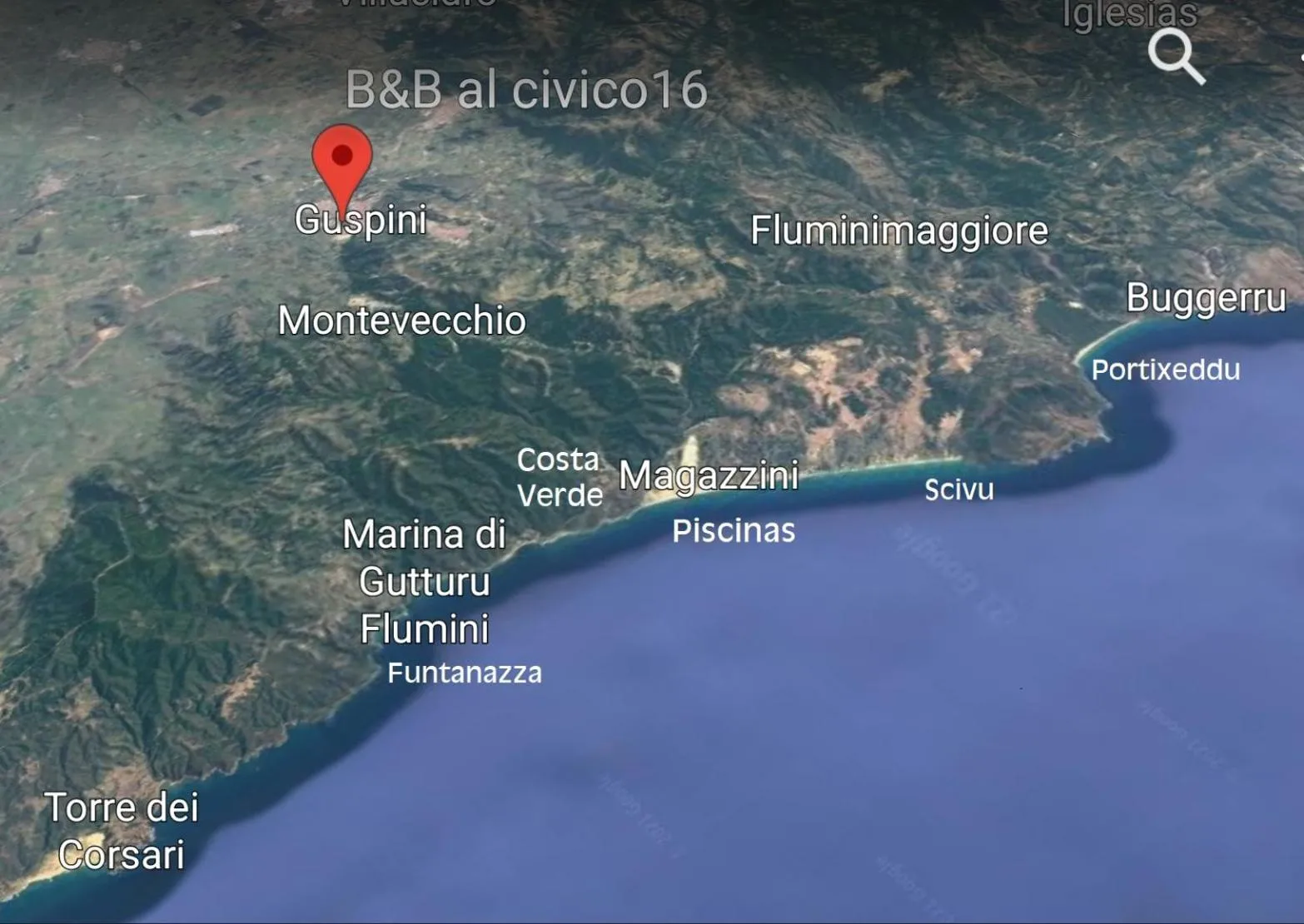 Nearby landmark in B&B al civico16