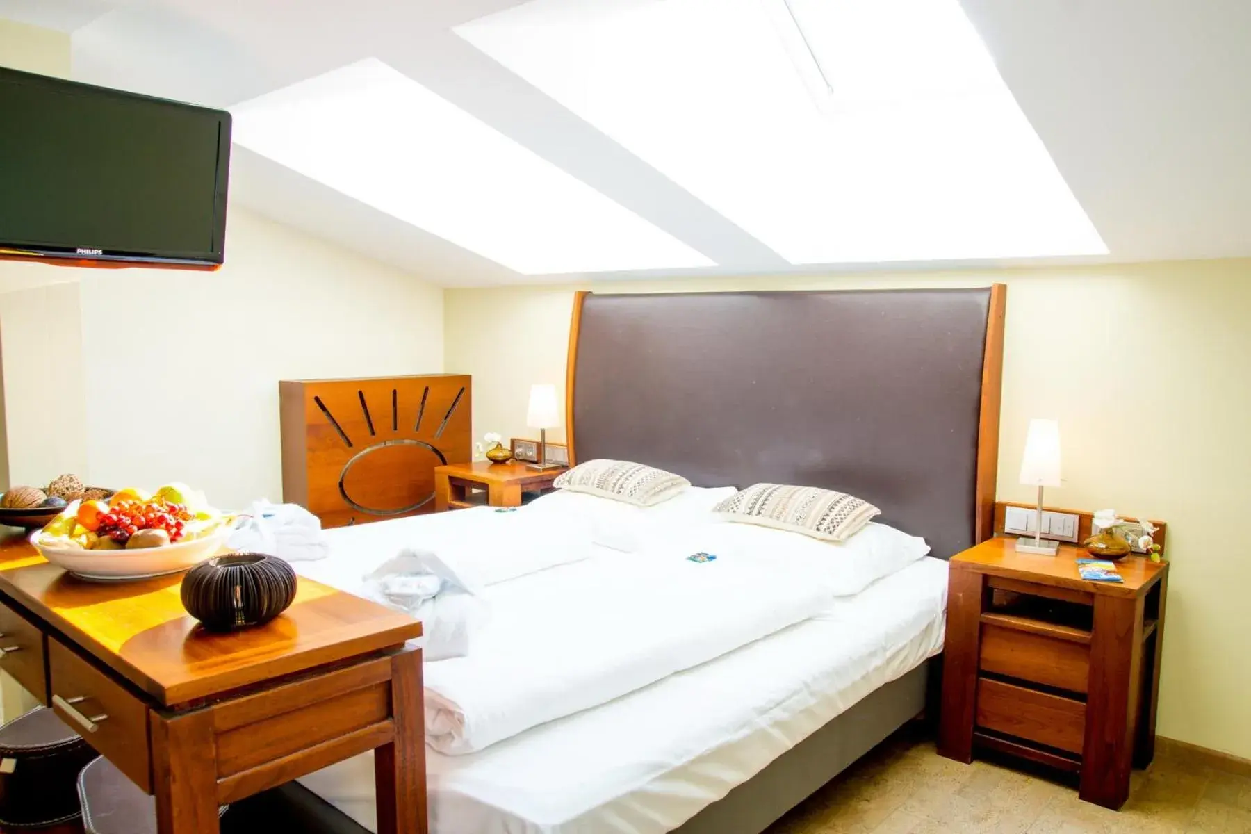 Photo of the whole room, Bed in Hotel Dampfmühle Photo of the whole room, Bed in Hotel Dampfmühle