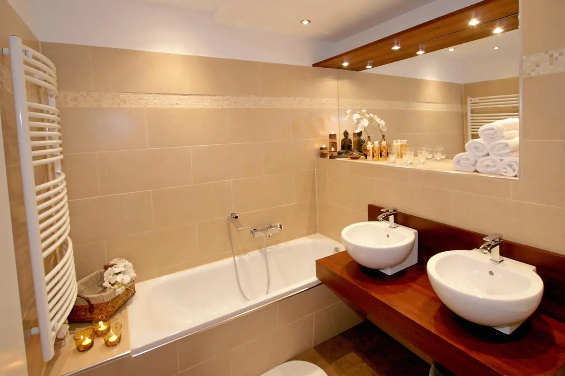 Bathroom in Hotel Dampfmühle Bathroom in Hotel Dampfmühle