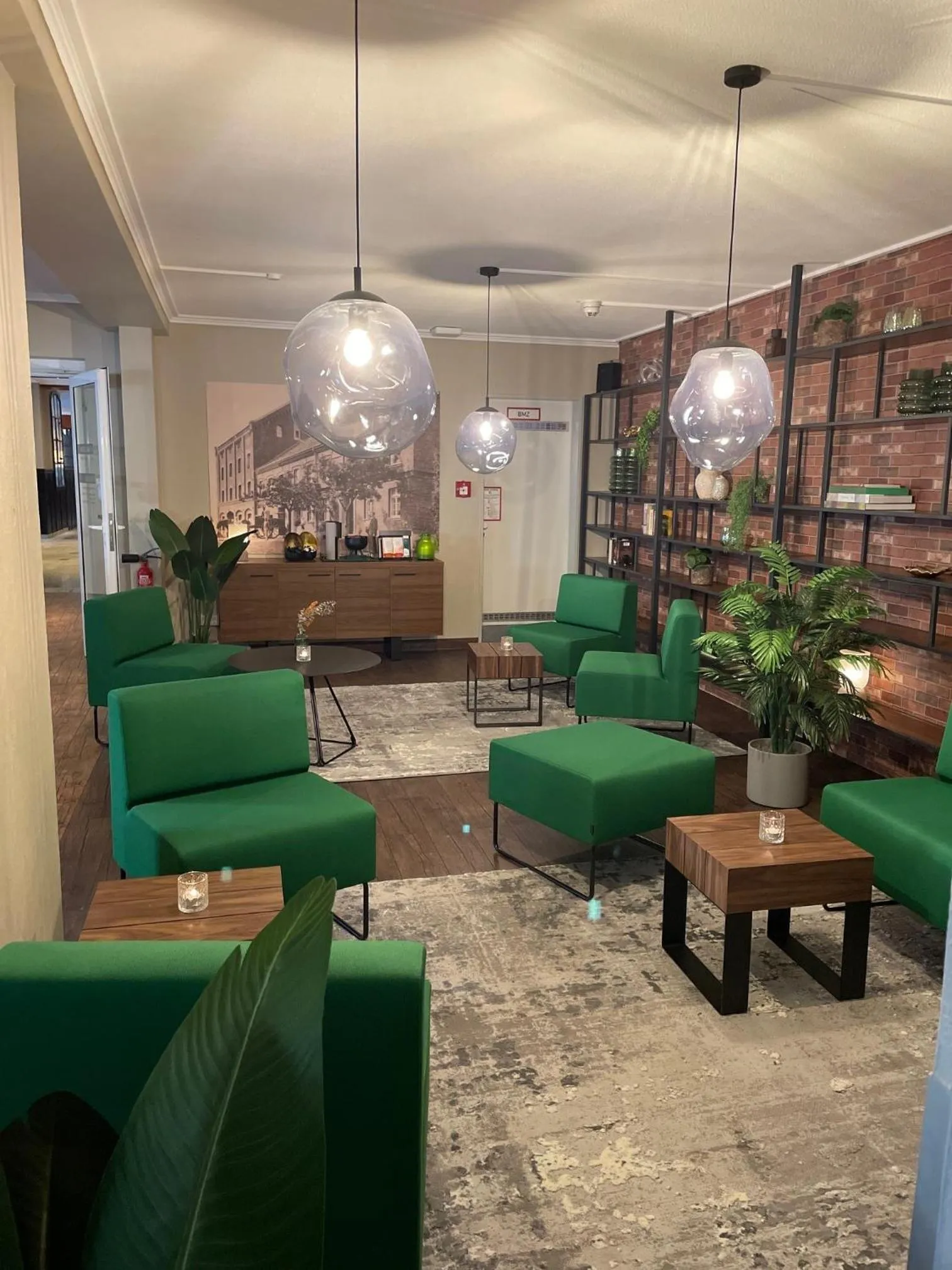 Lobby or reception in Hotel Dampfmühle