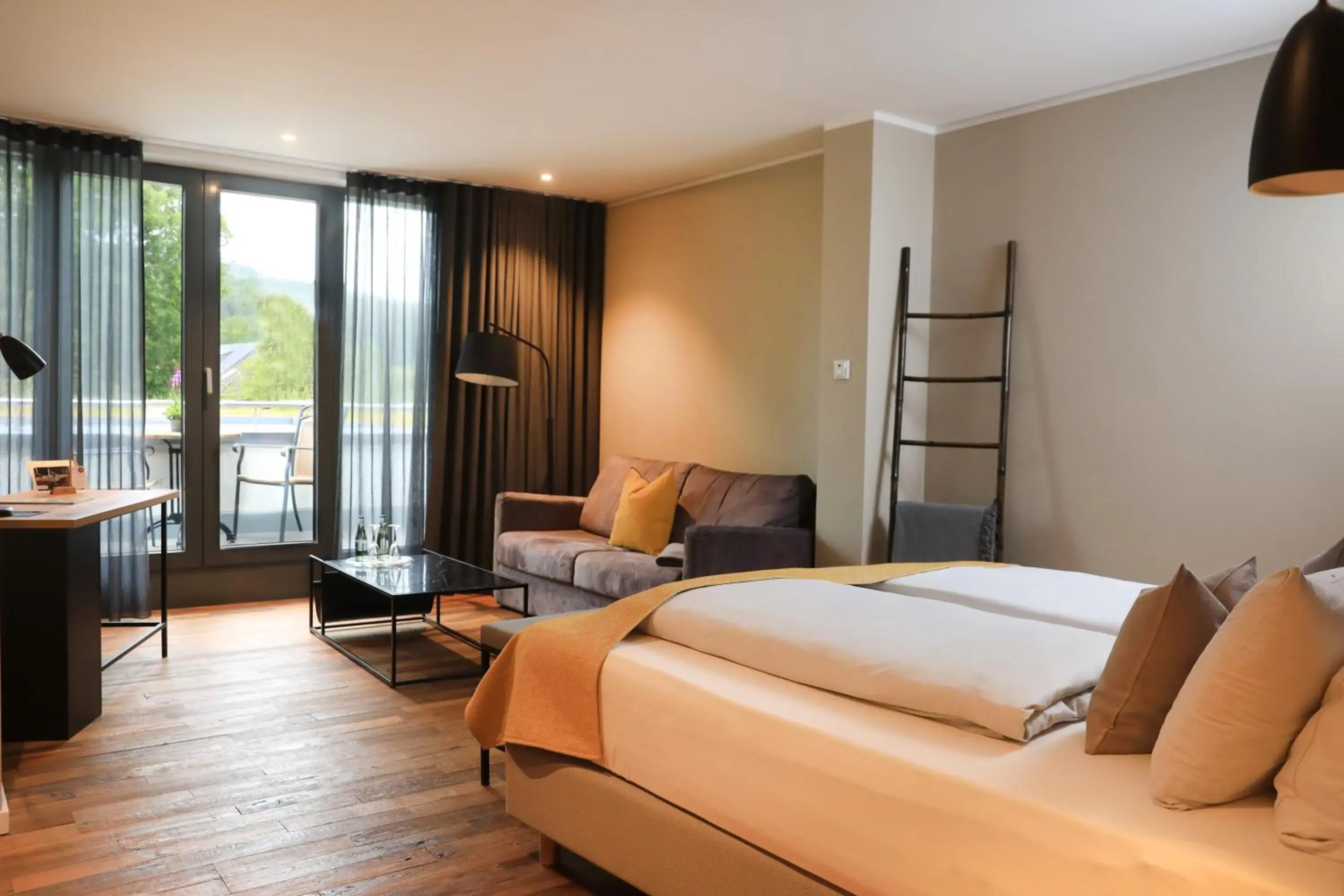 Deluxe Double Room with Balcony - single occupancy in Landidyll Hotel zum Freden Deluxe Double Room with Balcony - single occupancy in Landidyll Hotel zum Freden