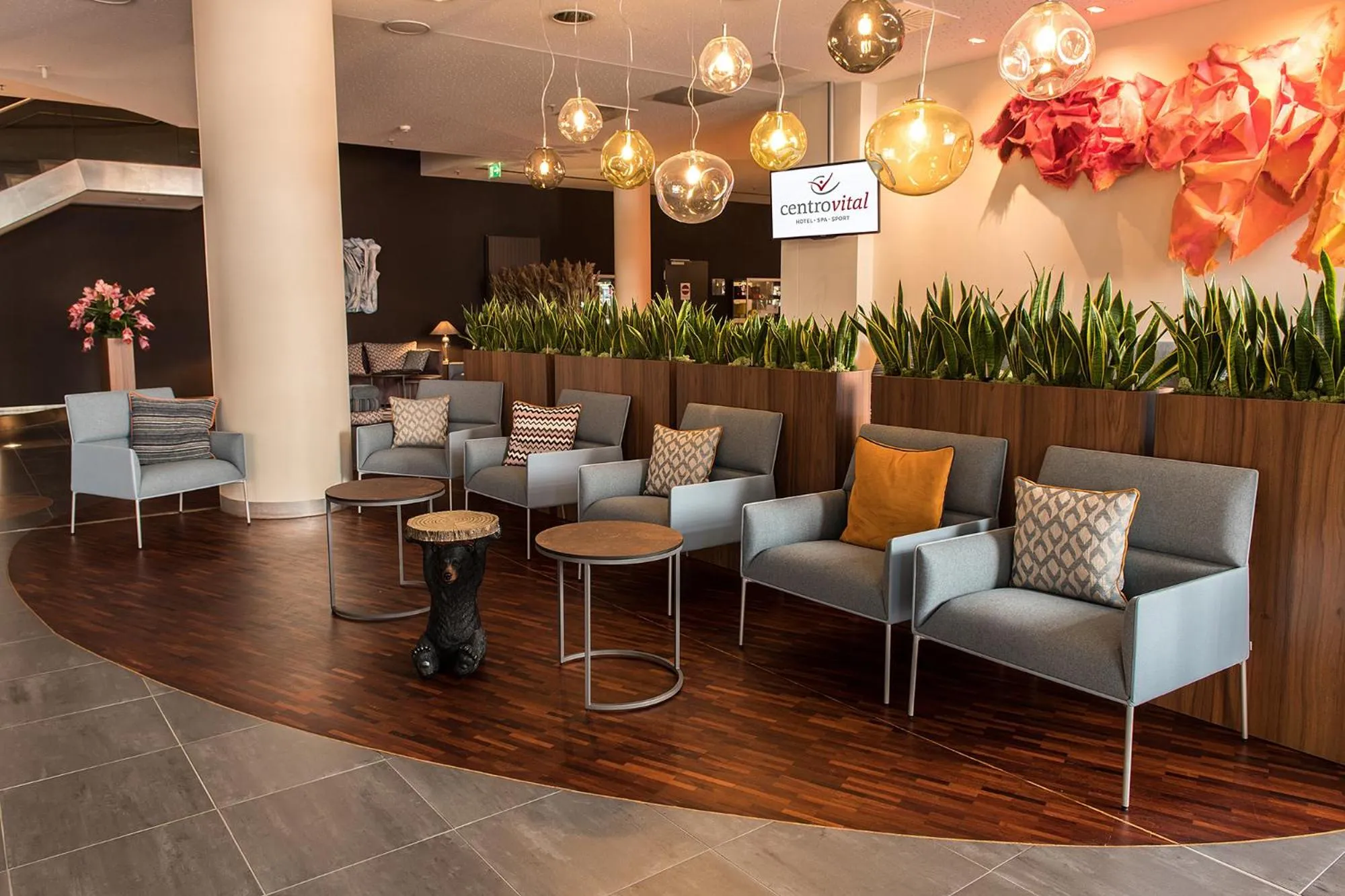 Lobby or reception in centrovital Hotel Berlin