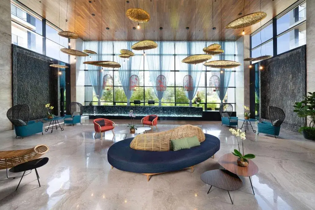 Lobby or reception in The Reef Island Resort Mactan, Cebu Lobby or reception in The Reef Island Resort Mactan, Cebu