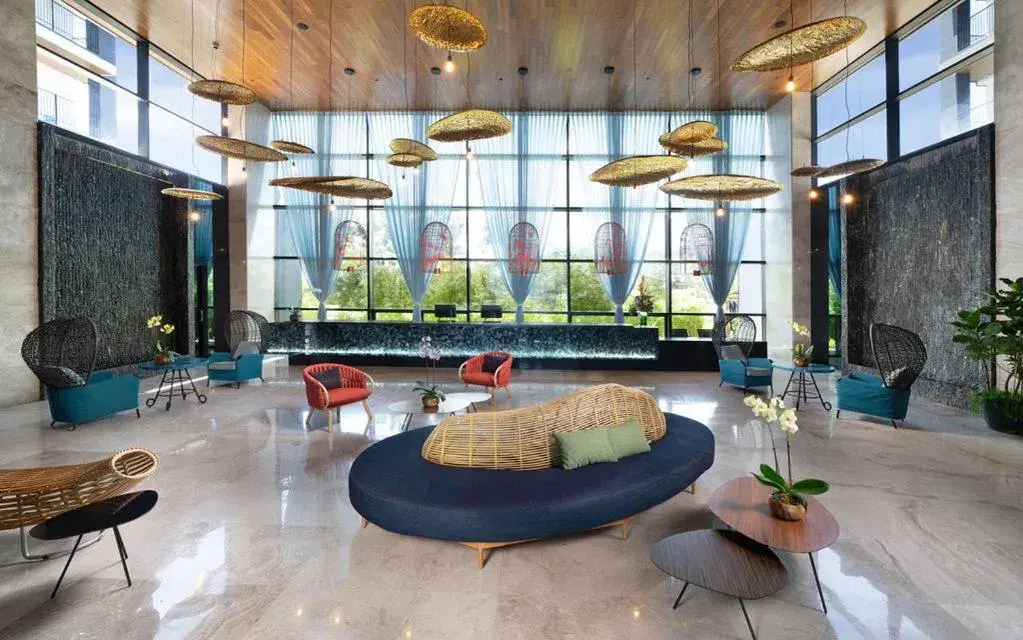 Lobby or reception in The Reef Island Resort Mactan, Cebu Lobby or reception in The Reef Island Resort Mactan, Cebu