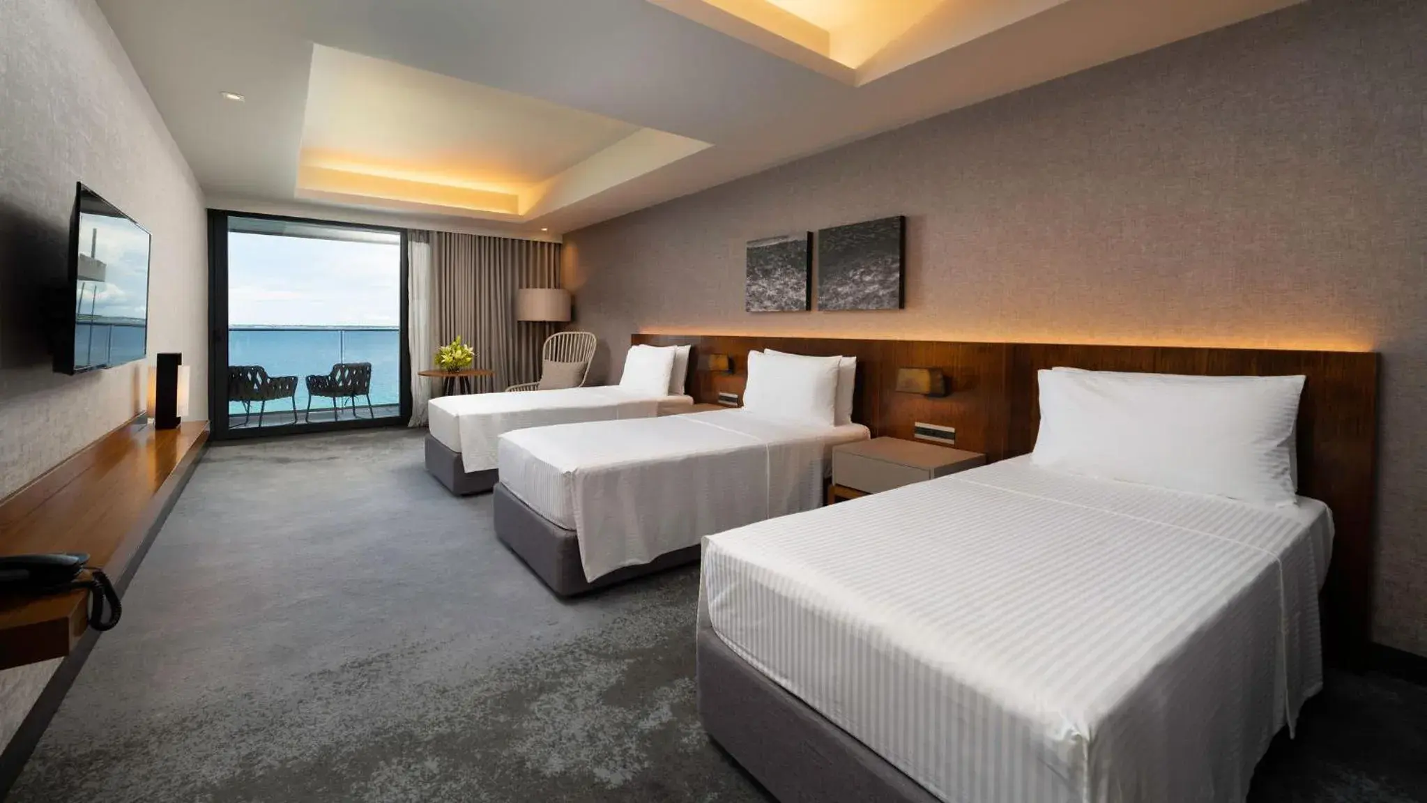 Bed in The Reef Island Resort Mactan, Cebu Bed in The Reef Island Resort Mactan, Cebu