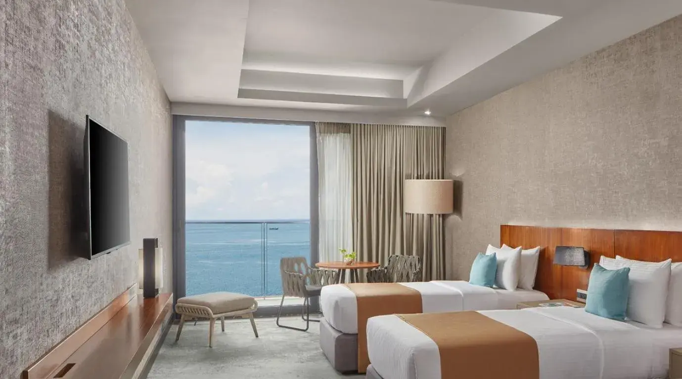 Bed in The Reef Island Resort Mactan, Cebu Bed in The Reef Island Resort Mactan, Cebu