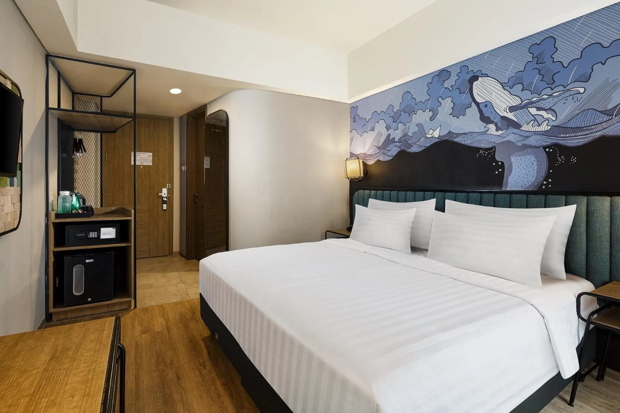 Bed in Luminor Hotel Purwokerto By WH