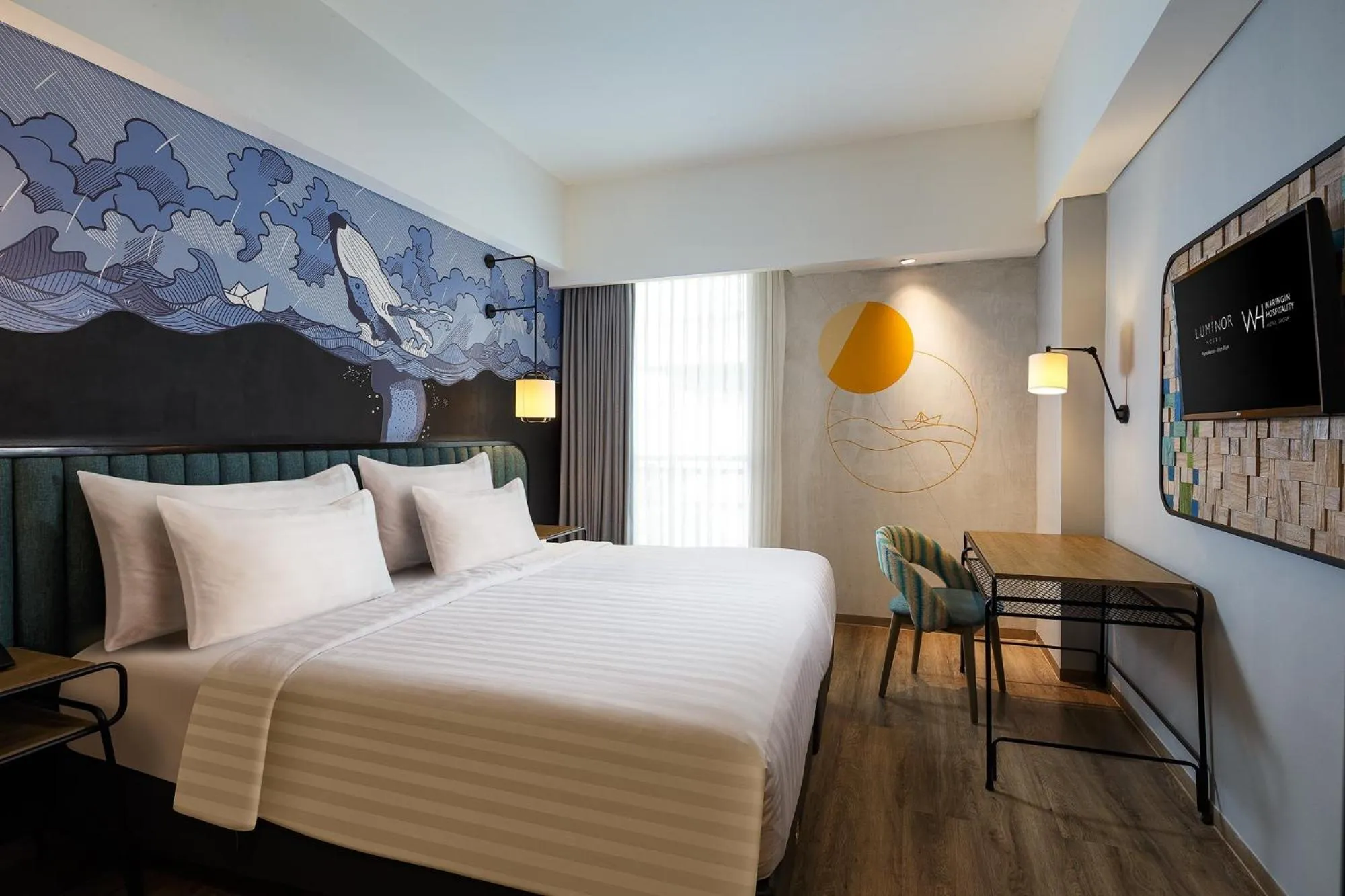 Bed in Luminor Hotel Purwokerto By WH