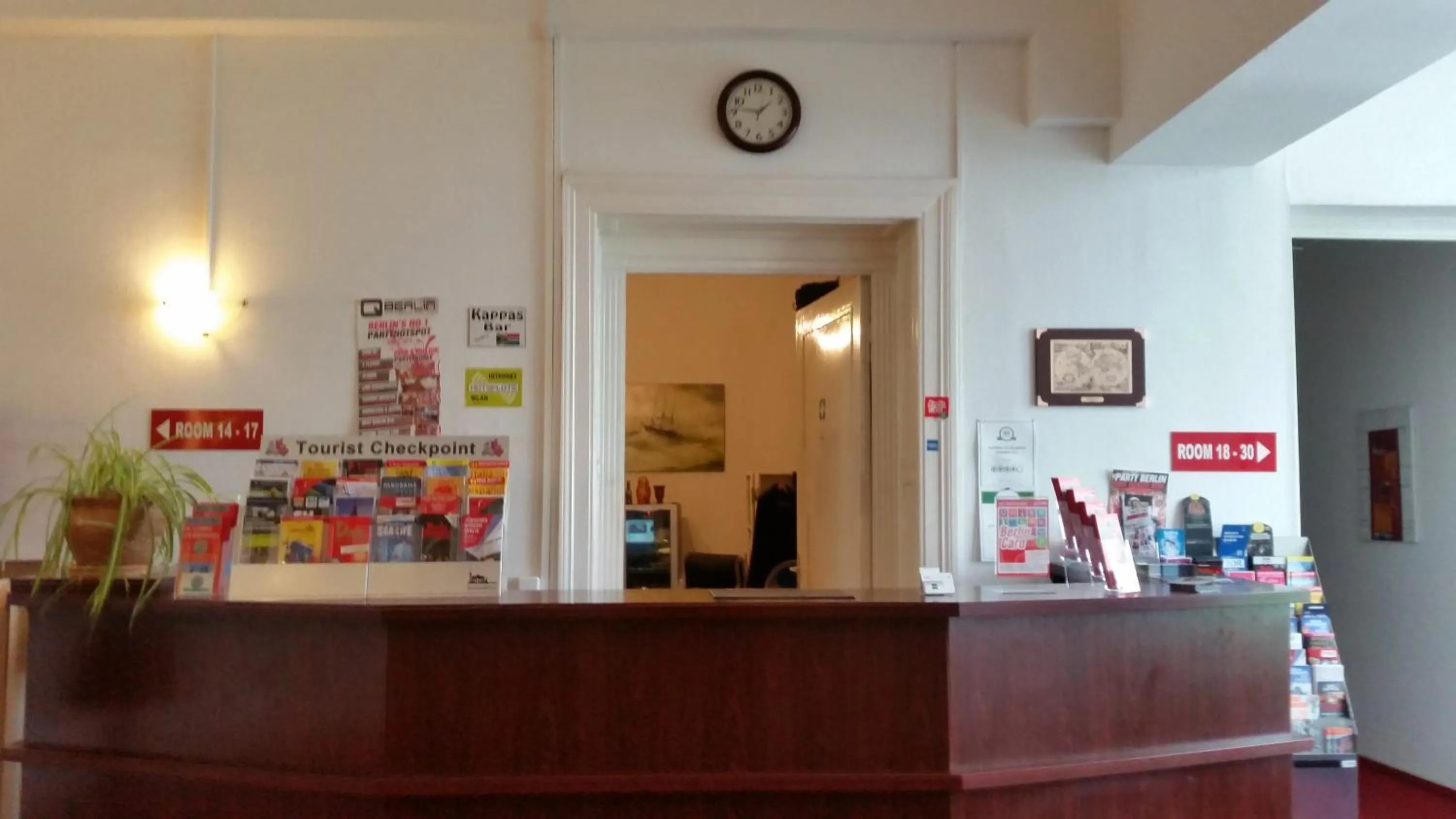 Lobby or reception in Hotel Pension Kima