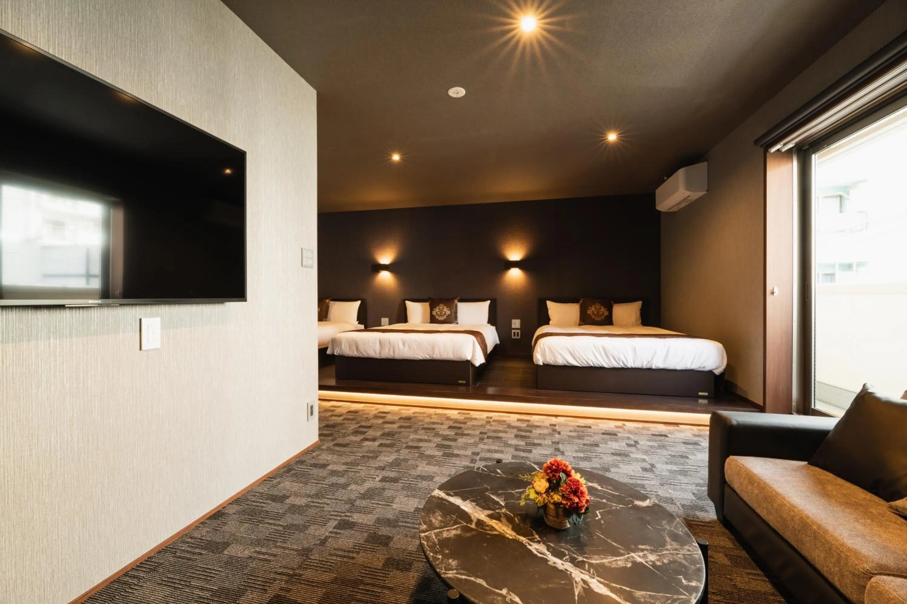 Bedroom, Bed in GRAND BASE Haruyoshi