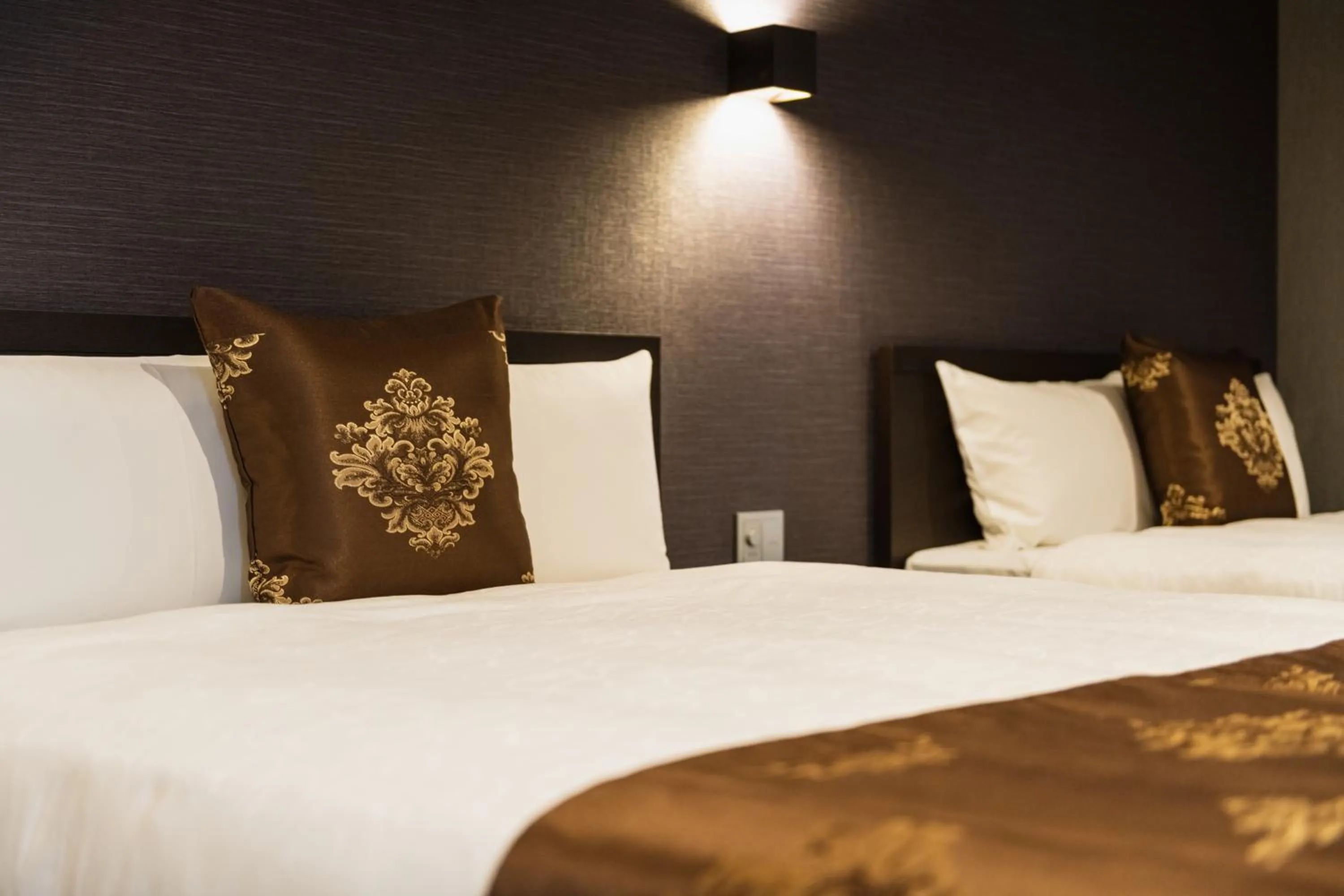 Photo of the whole room, Bed in GRAND BASE Haruyoshi