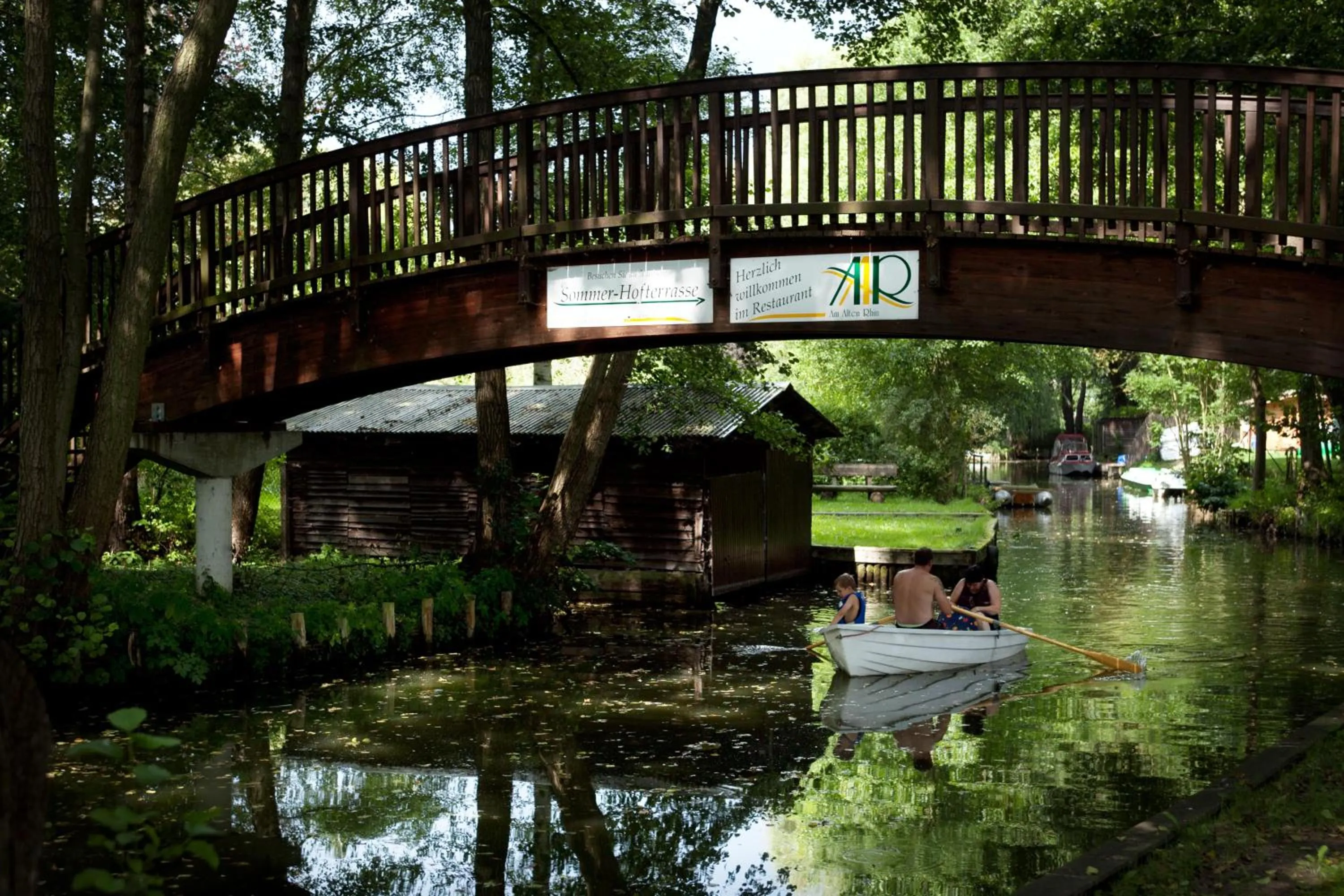 Garden in Hotel & Restaurant Am Alten Rhin