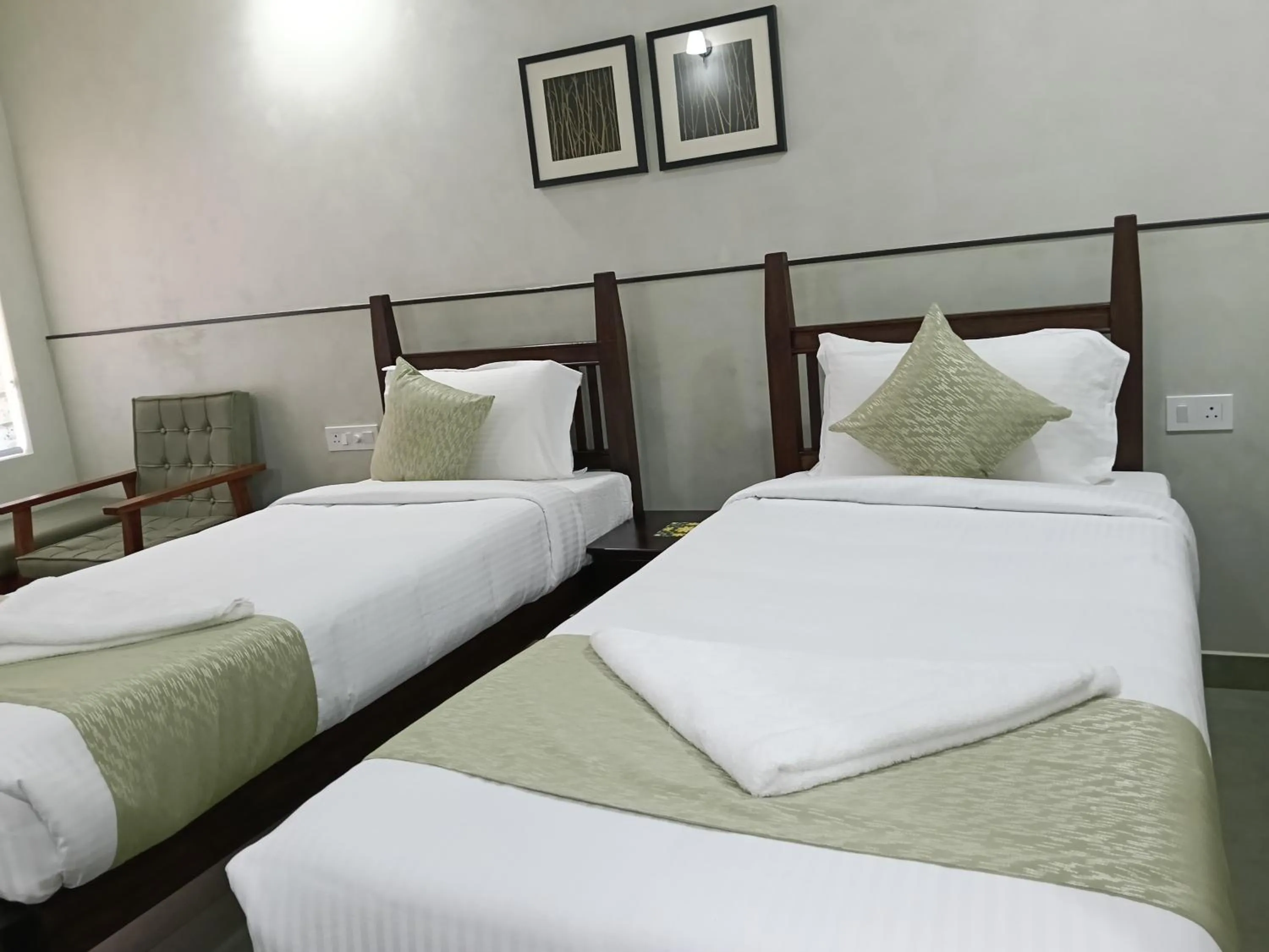 Bed in Green Planet Resort