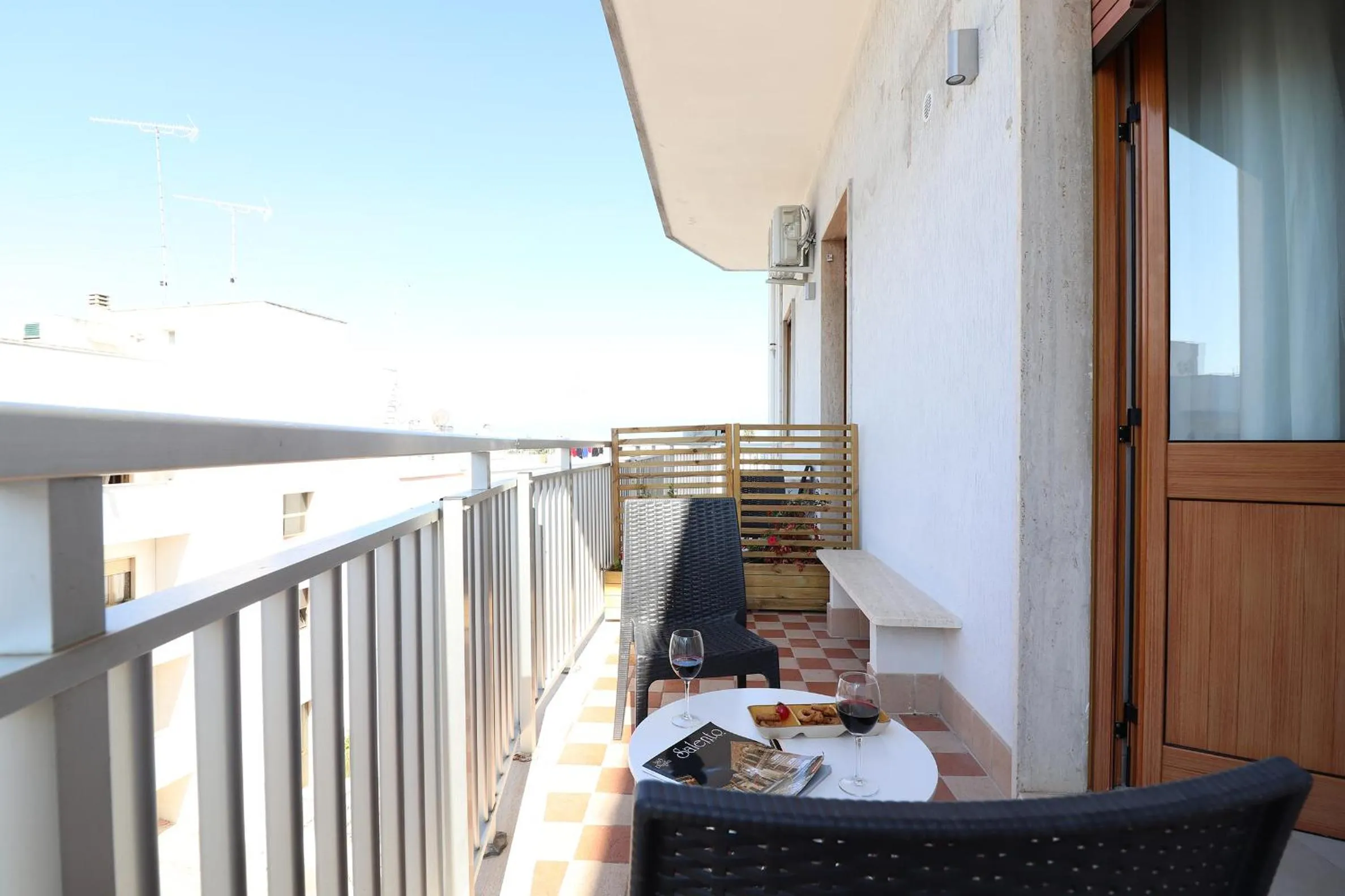 Balcony/Terrace in Holiday House Nike Otranto 4 guests