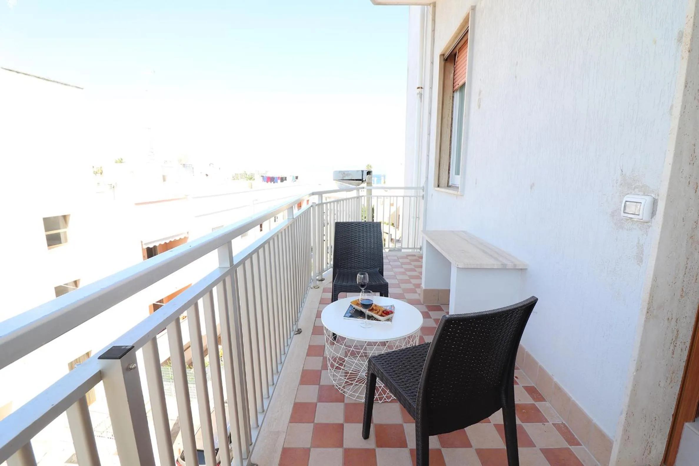 Balcony/Terrace in Holiday House Nike Otranto 4 guests