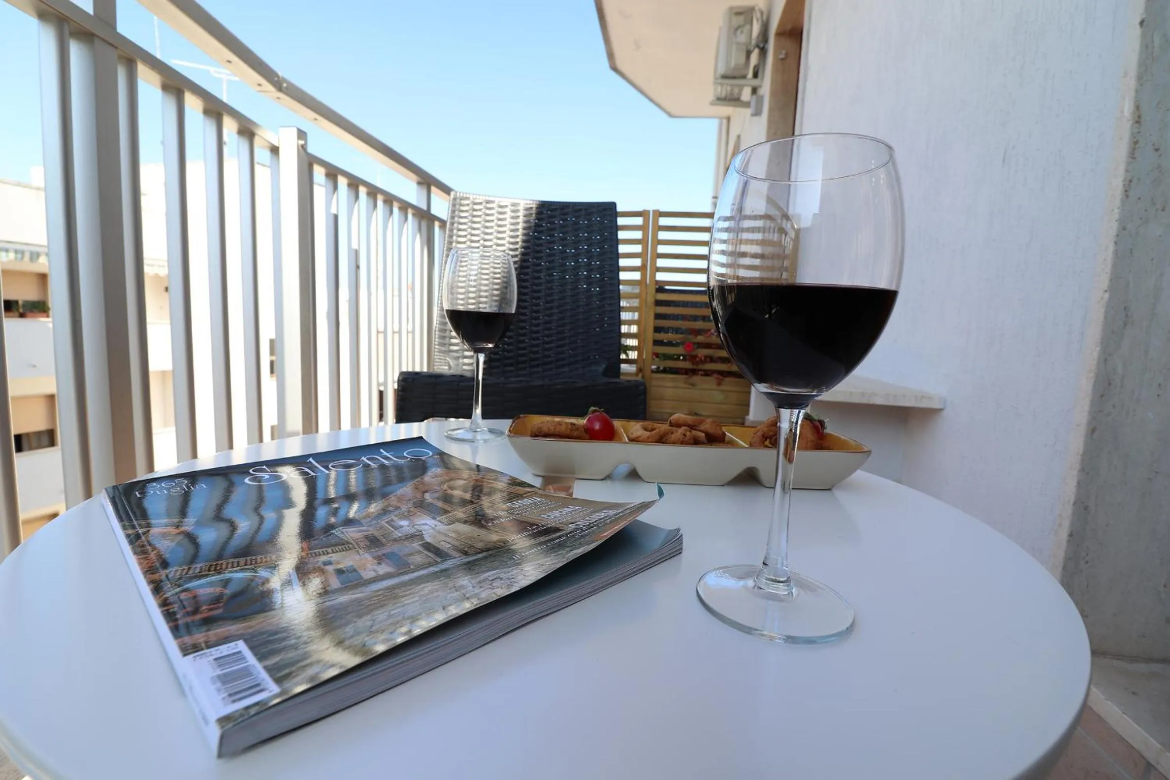 Balcony/Terrace in Holiday House Nike Otranto 4 guests