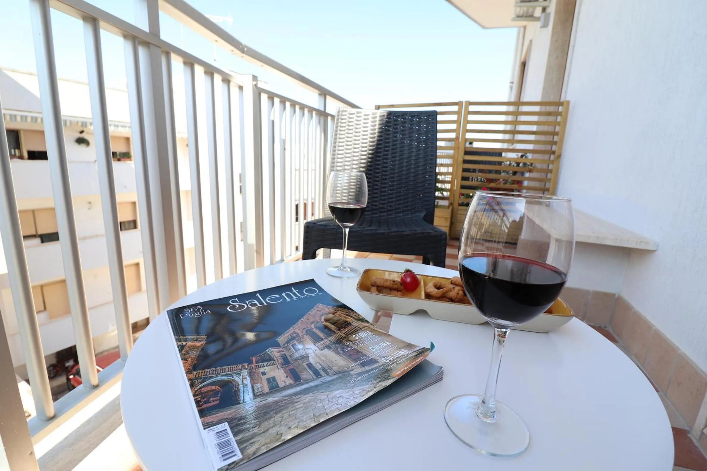 Balcony/Terrace in Holiday House Nike Otranto 4 guests