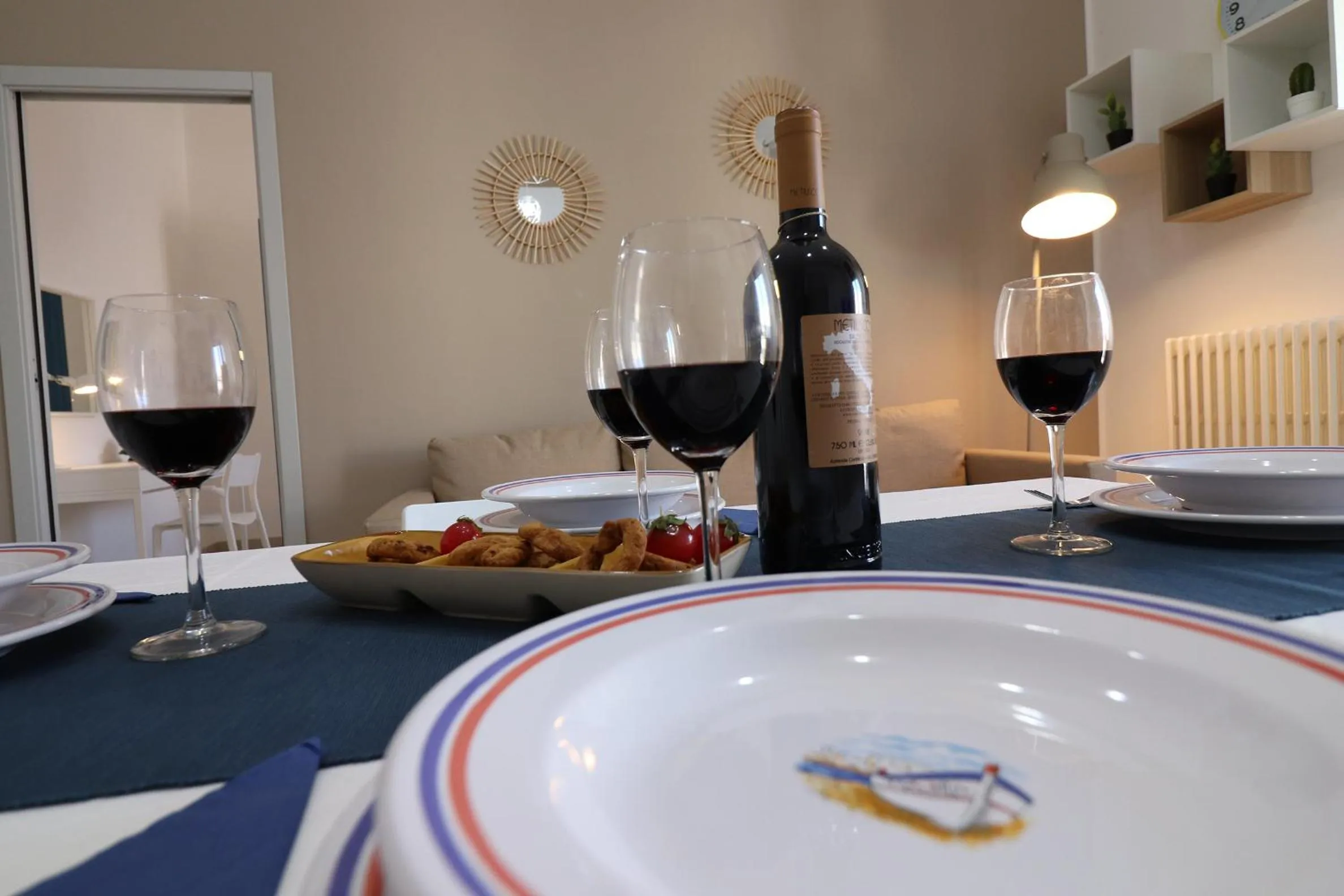 Dining area in Holiday House Nike Otranto 4 guests