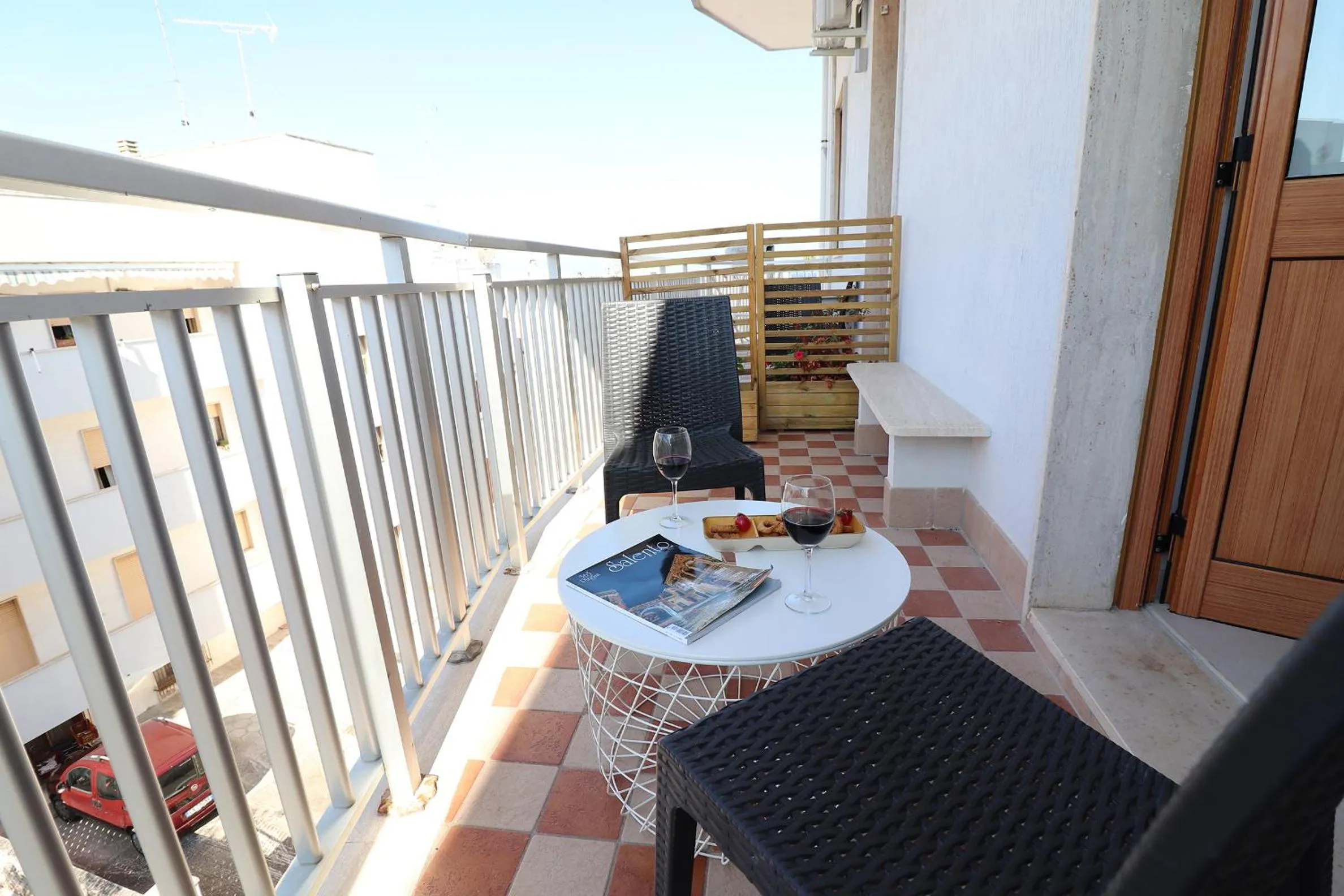 Balcony/Terrace in Holiday House Nike Otranto 4 guests