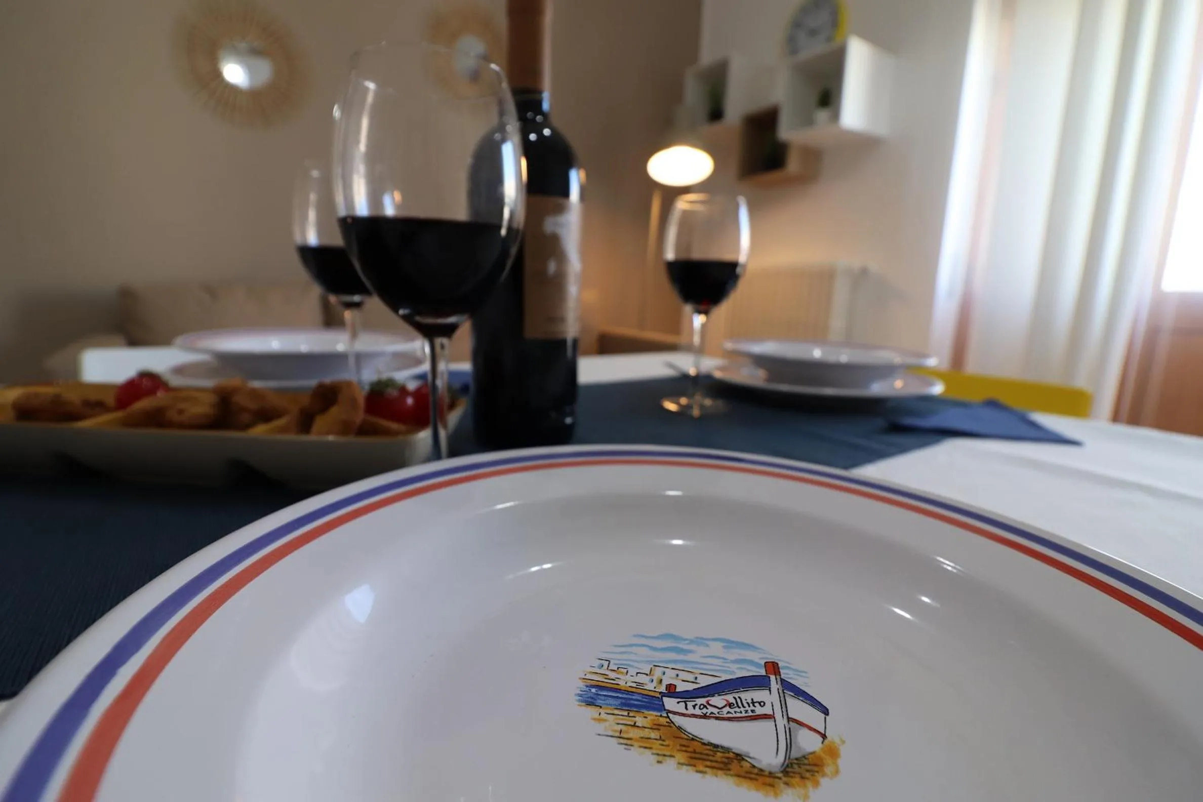 Dining area in Holiday House Nike Otranto 4 guests