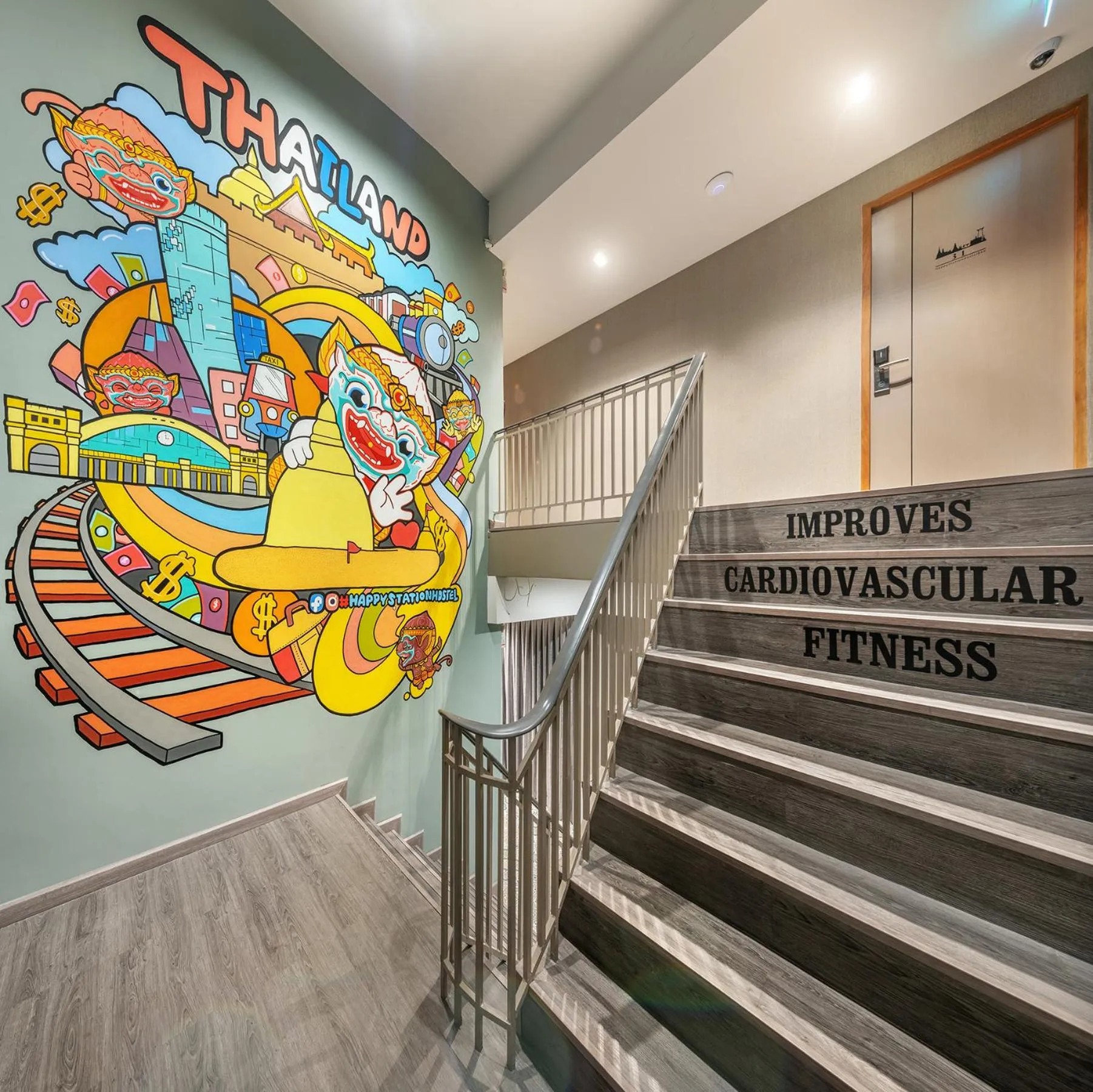 Property logo or sign in Happy Station Bangkok