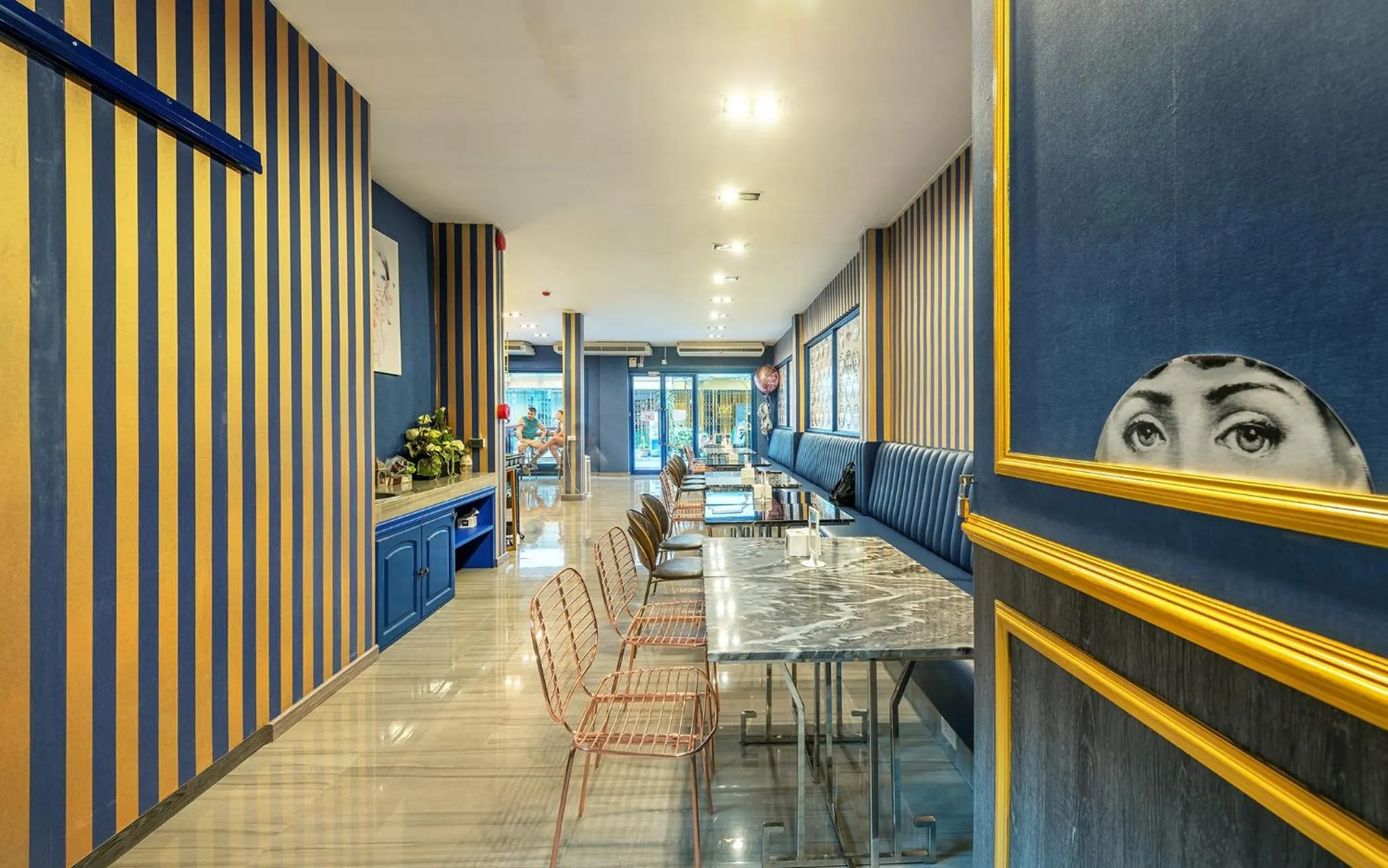 Decorative detail in Happy Station Bangkok