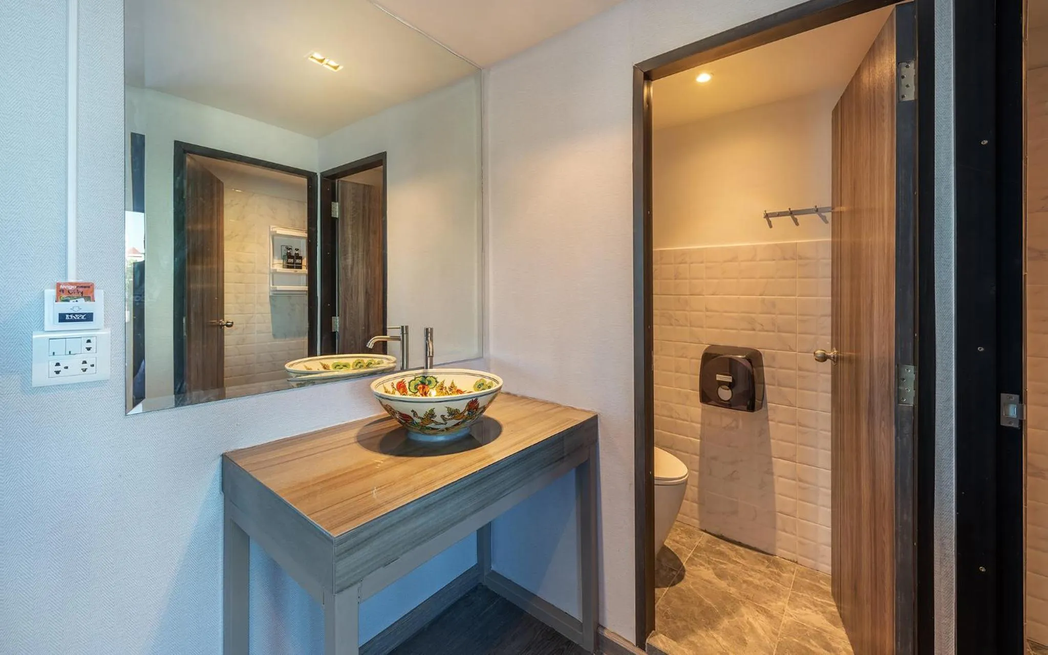 Bathroom in Happy Station Bangkok