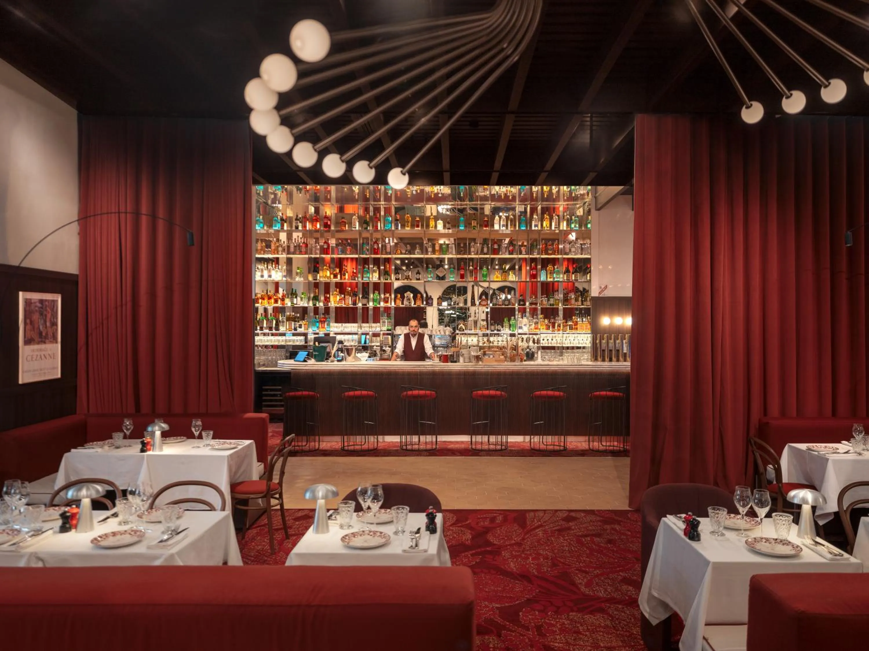 Lounge or bar in Hôtel Saint Christophe Aix en Provence Centre Ville