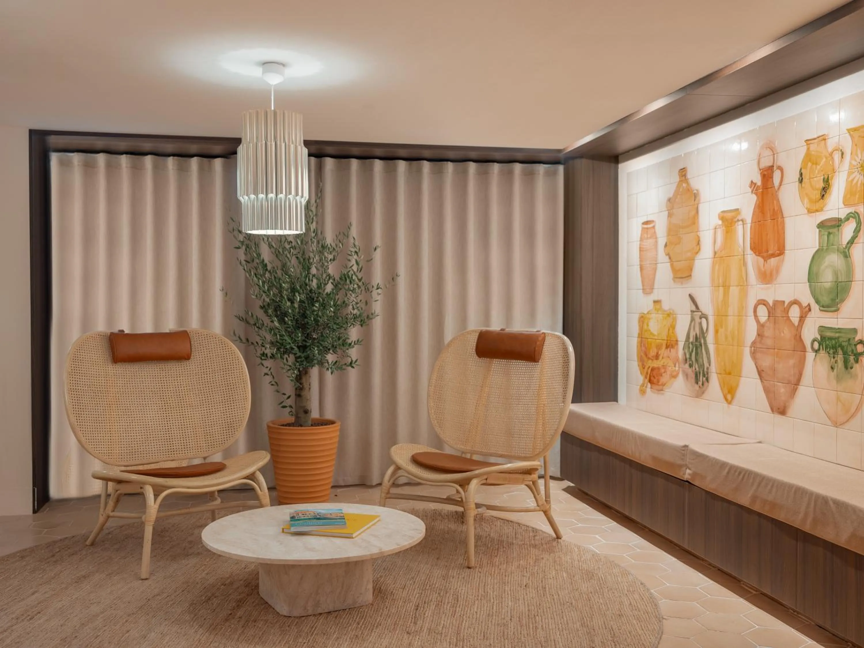 Lobby or reception in Hôtel Saint Christophe Aix en Provence Centre Ville