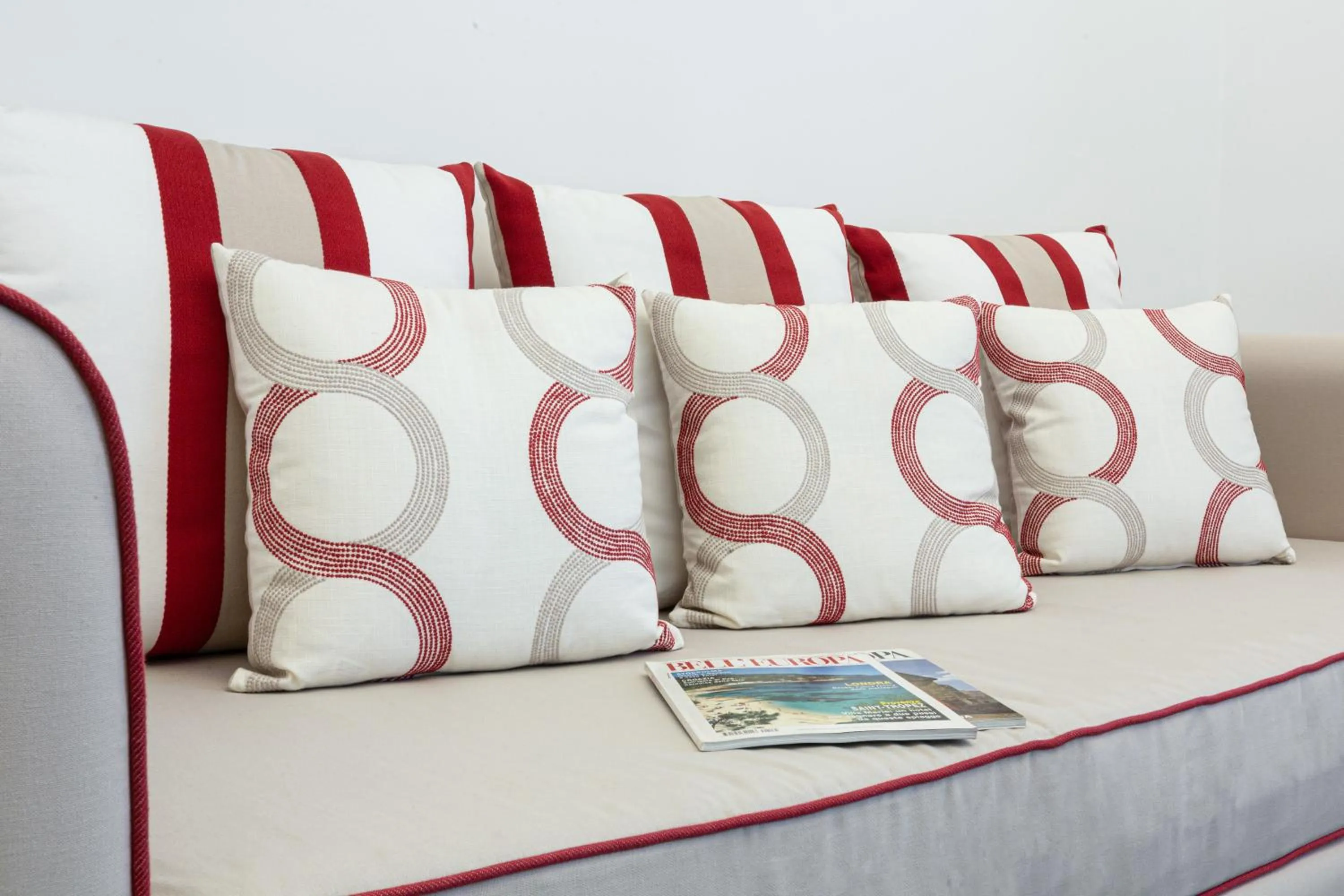 Seating area, Bed in la dimora di Cornelia