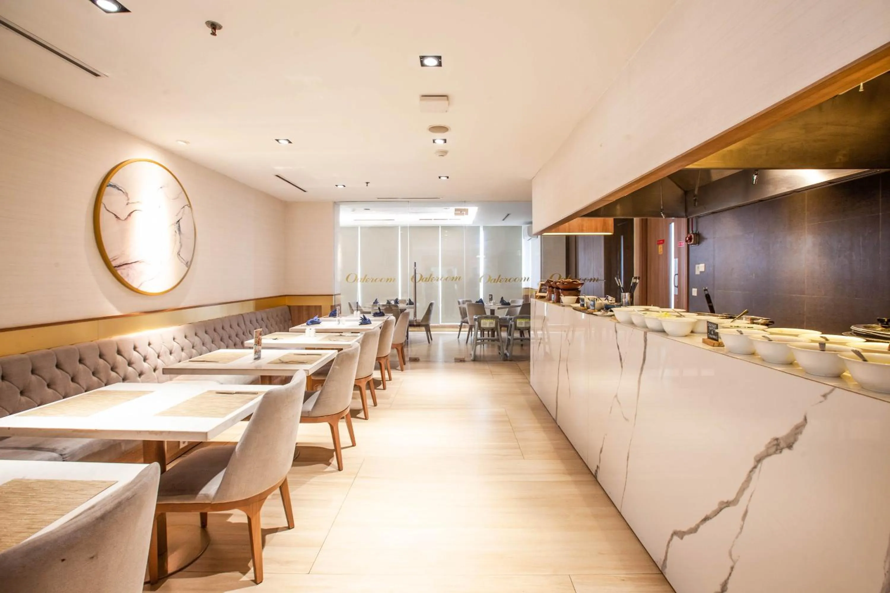 Restaurant/places to eat in Oakwood Apartments PIK Jakarta