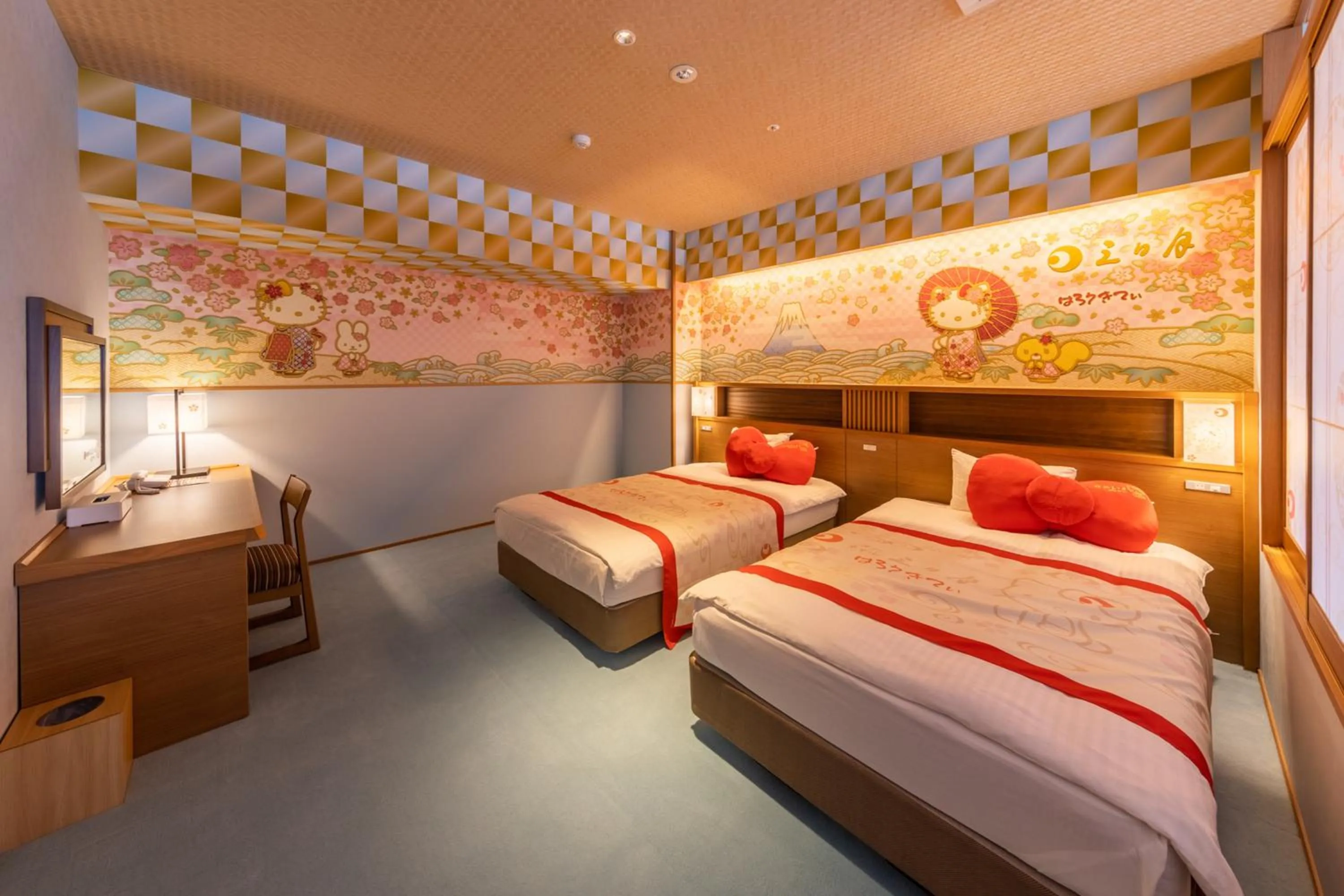 Bedroom in Ryugujo Spa Hotel Mikazuki Fujimitei