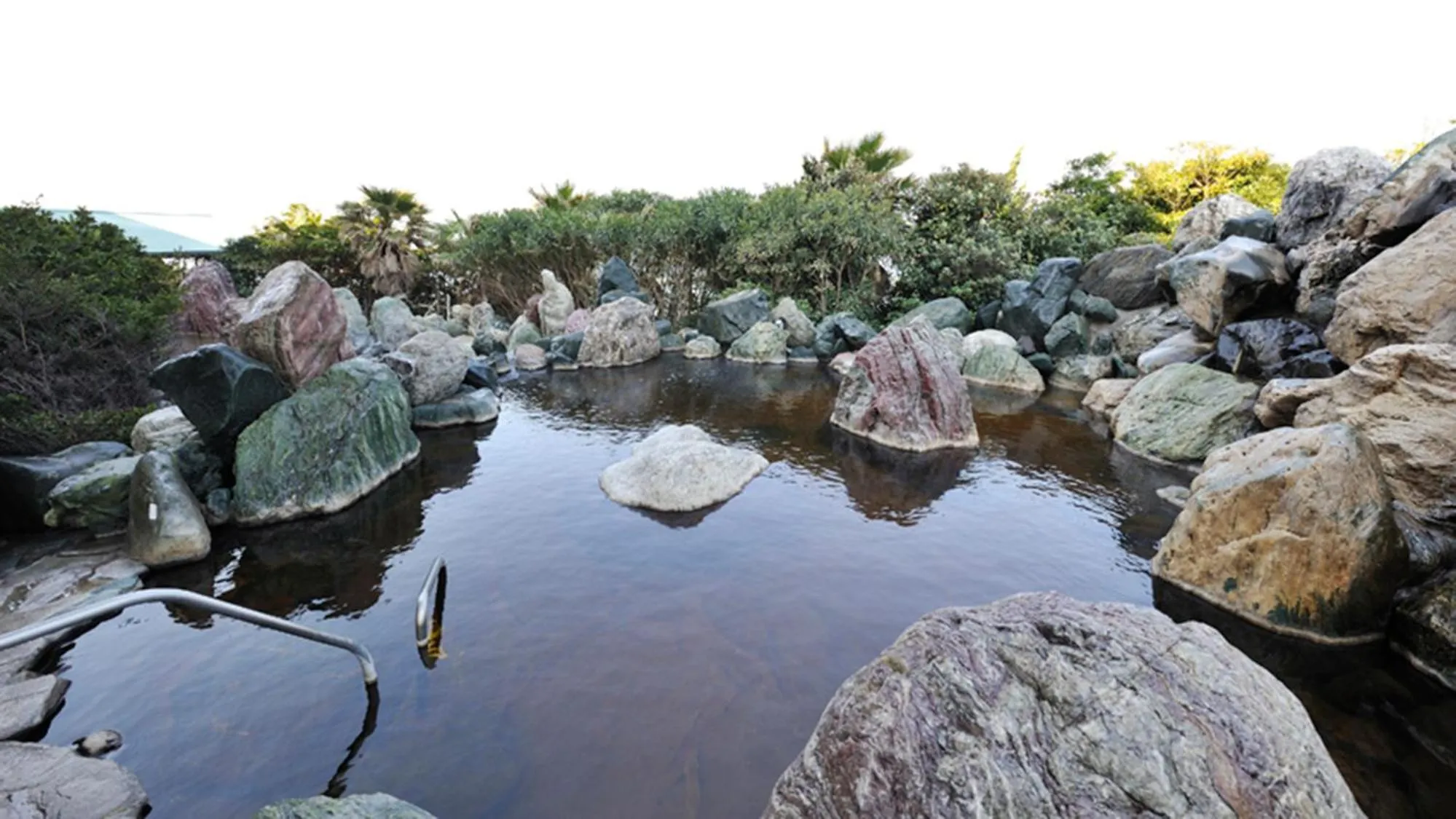 Hot Spring Bath in Ryugujo Spa Hotel Mikazuki Fujimitei