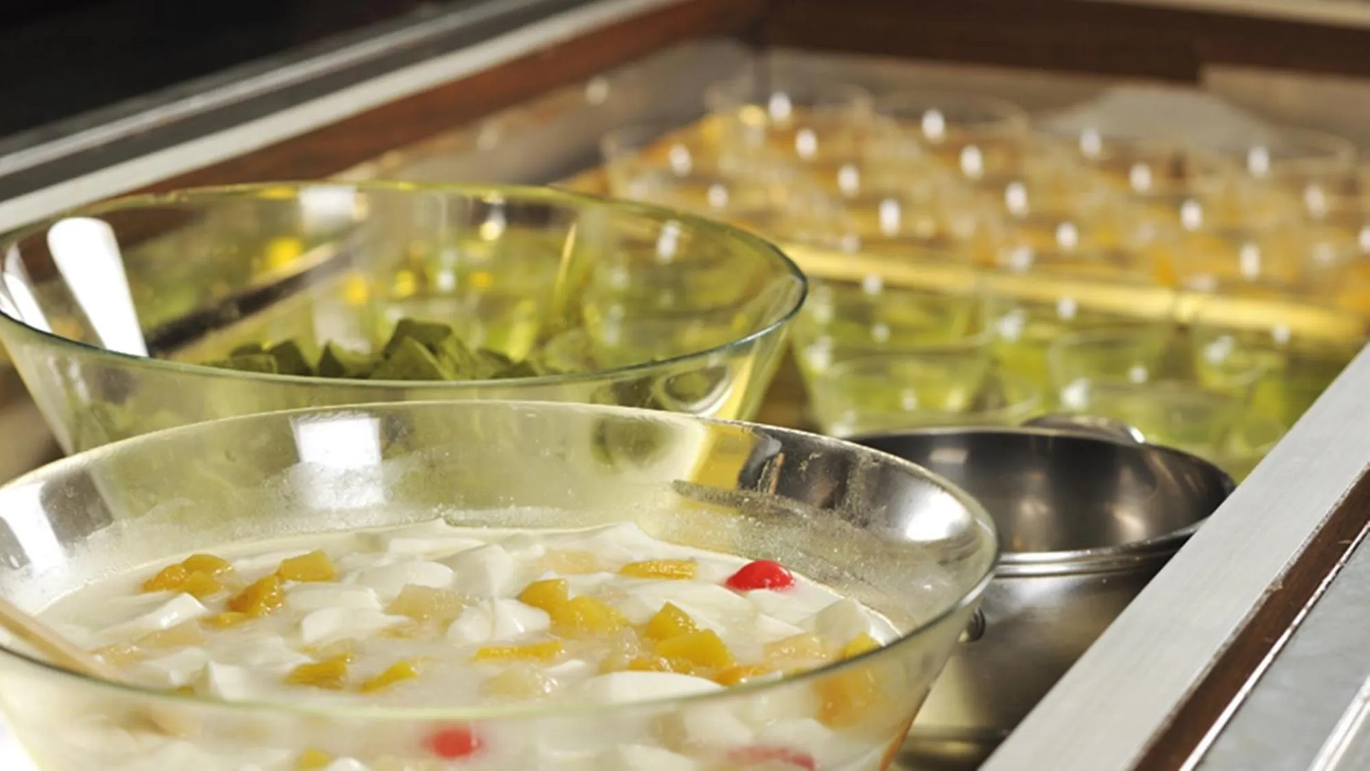 Buffet breakfast in Ryugujo Spa Hotel Mikazuki Fujimitei