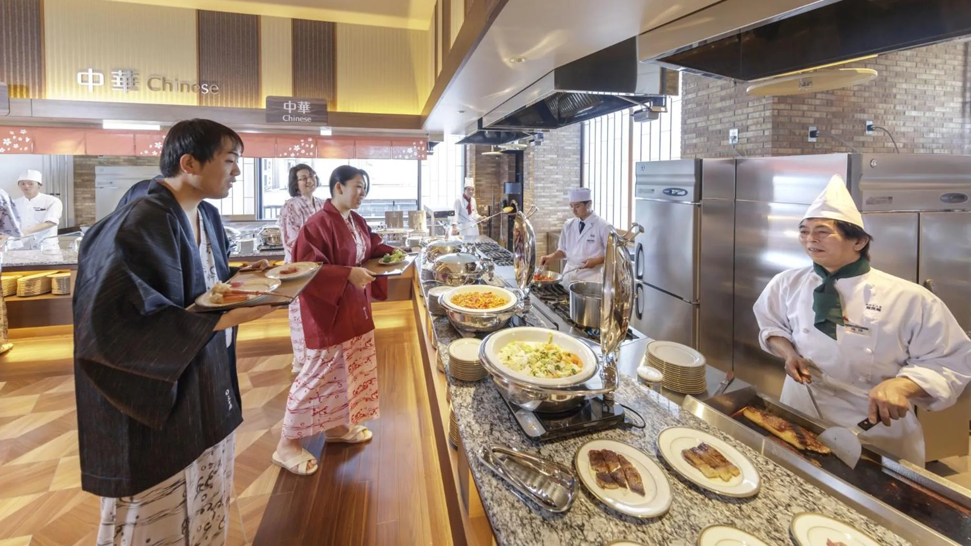 Dinner in Ryugujo Spa Hotel Mikazuki Fujimitei