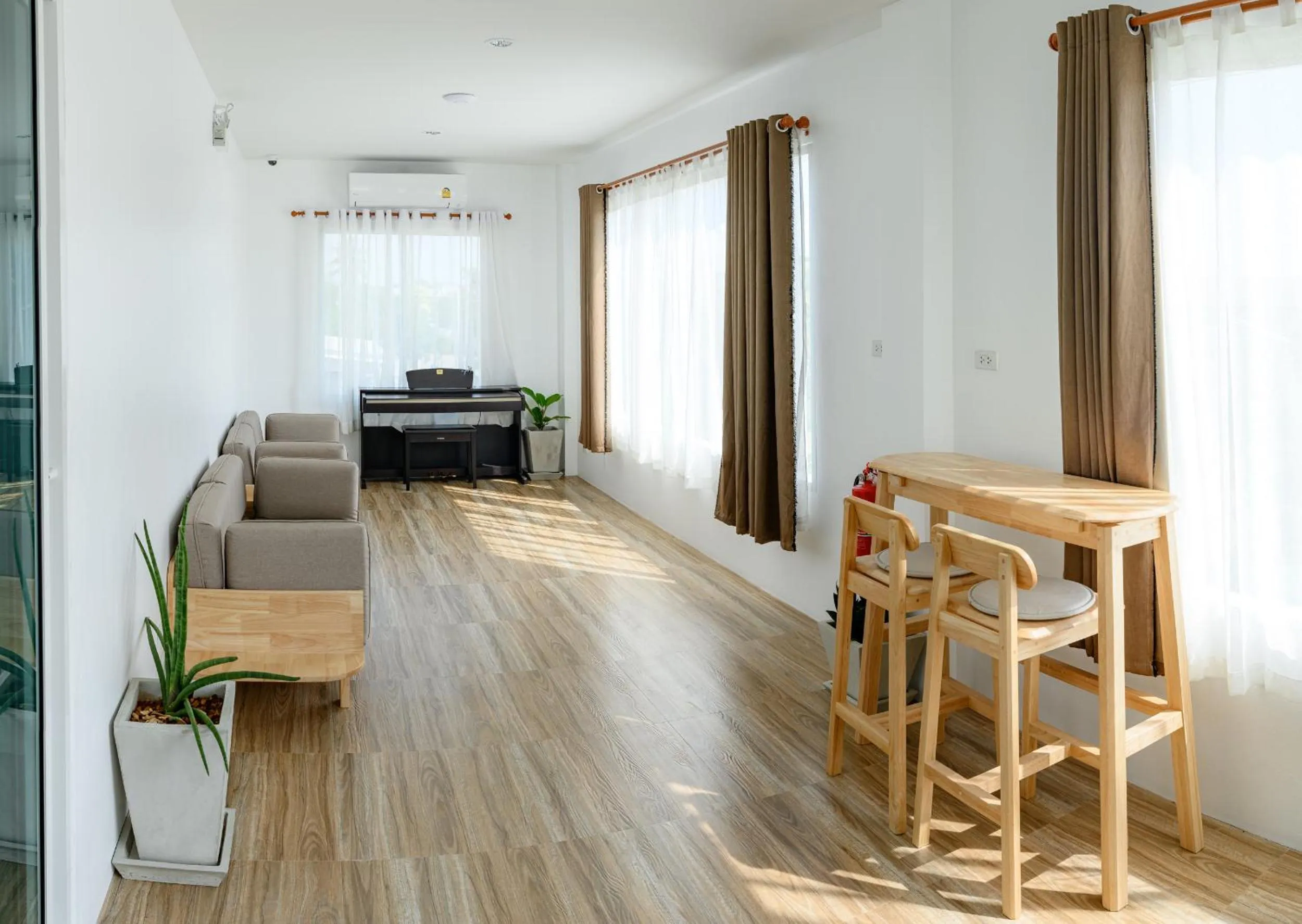 Seating area in Munruk Hostel