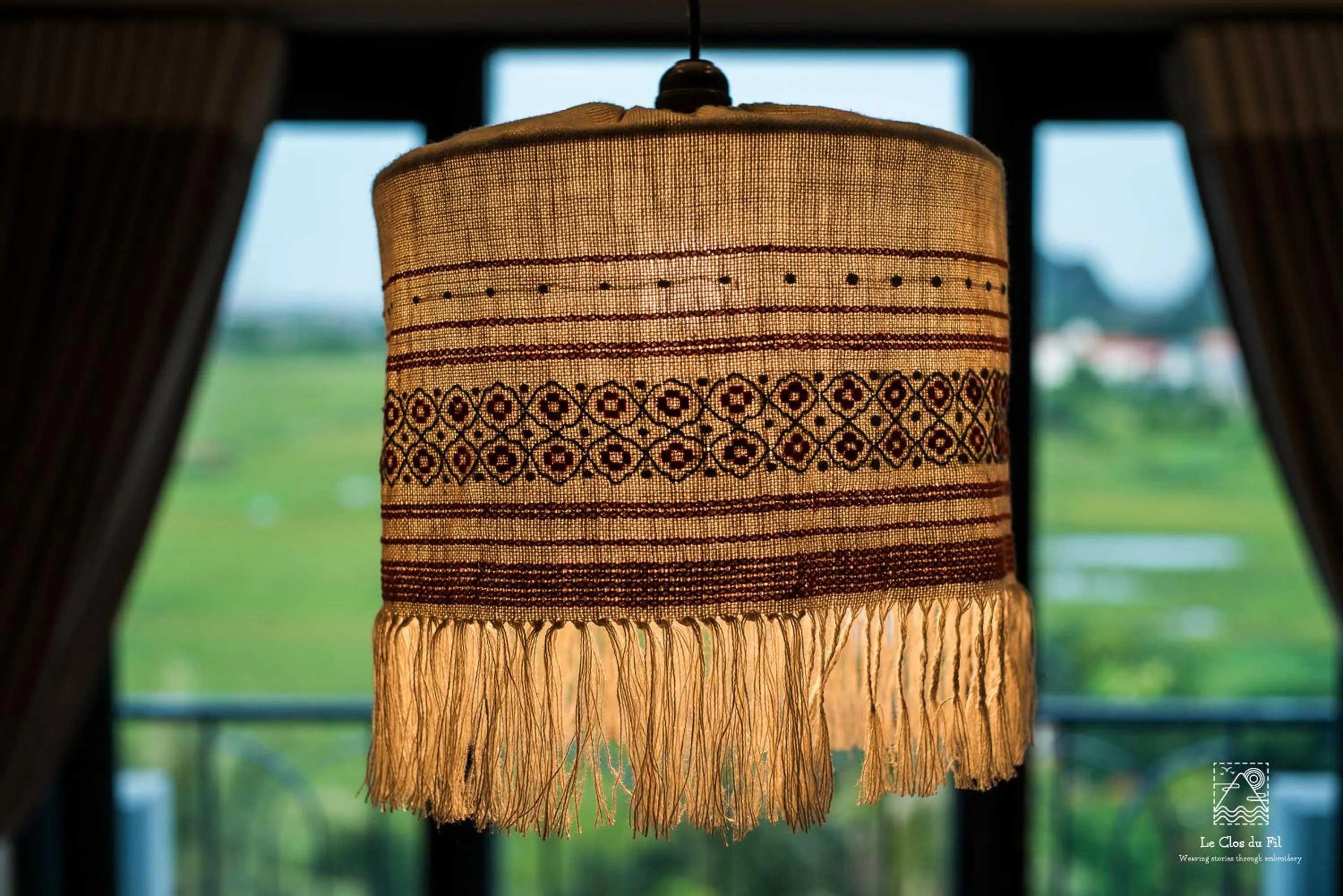 Decorative detail in Le Clos Du Fil