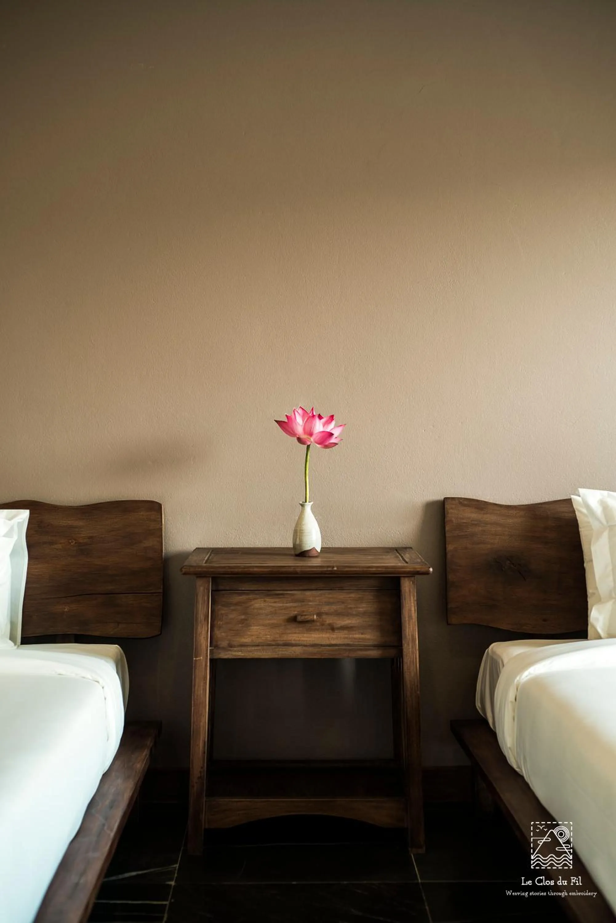 Decorative detail, Bed in Le Clos Du Fil