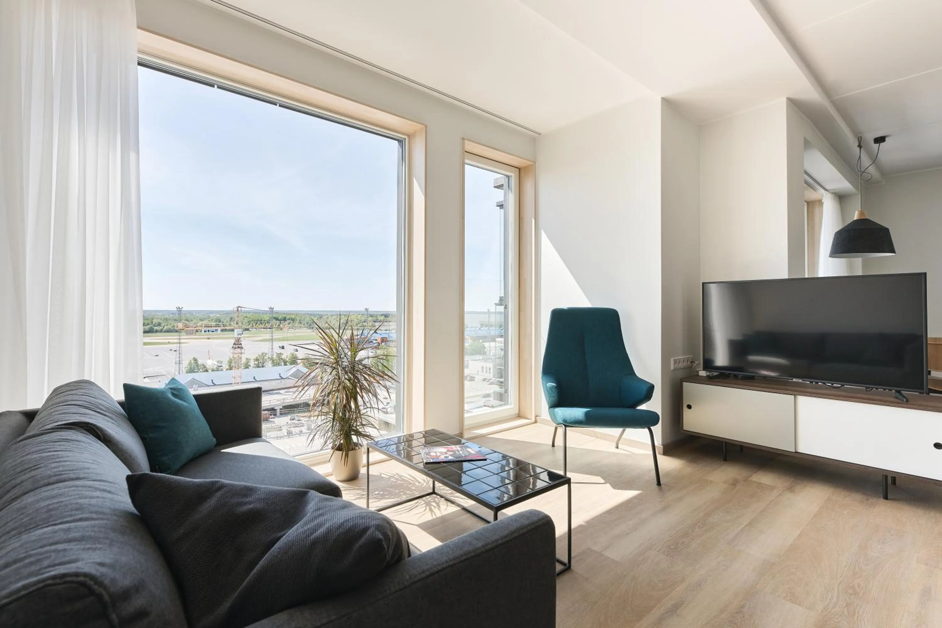 Seating area in LURICH Residences
